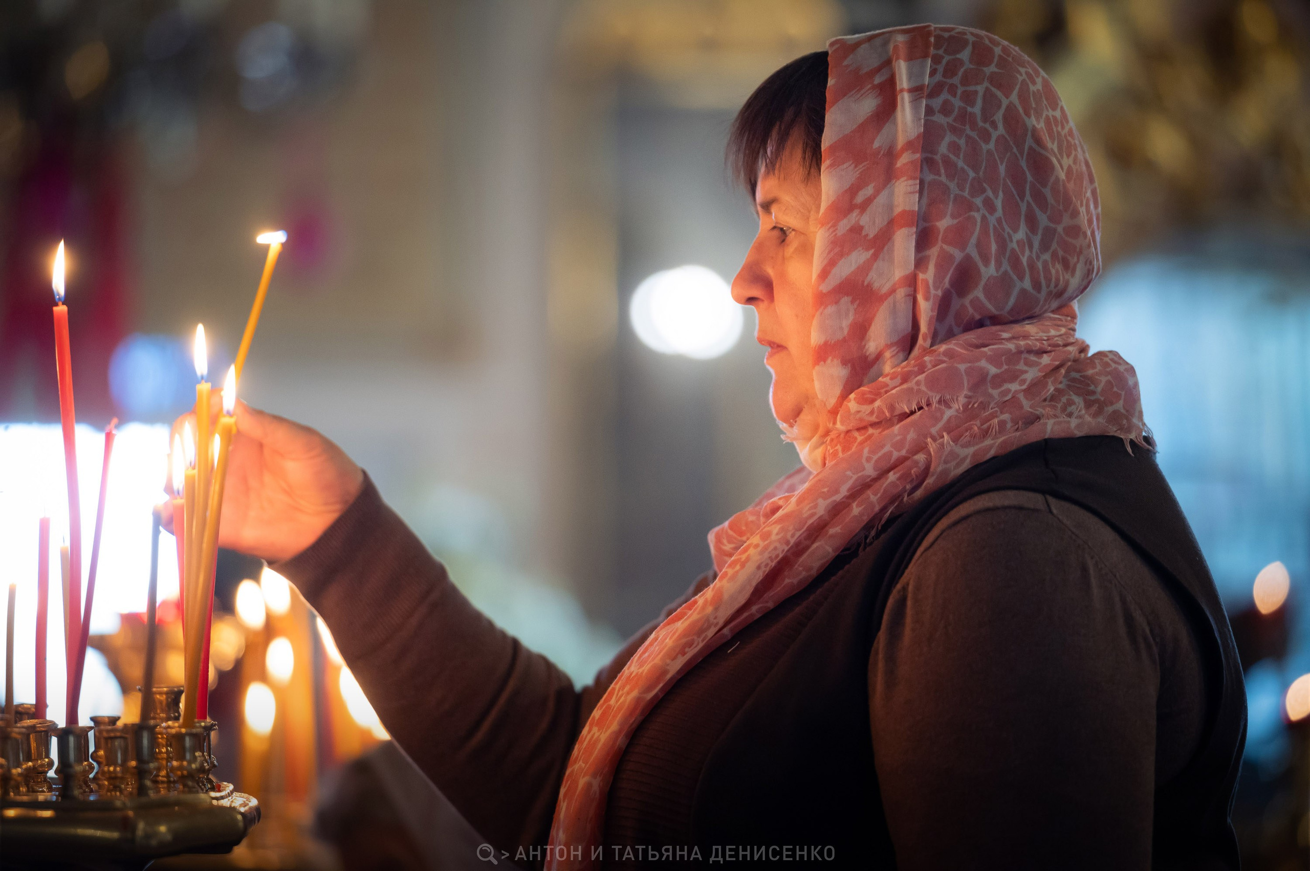 Храм Преображения Господня в Богородском. Антипасха. Антон и Татьяна Денисенко — В храме