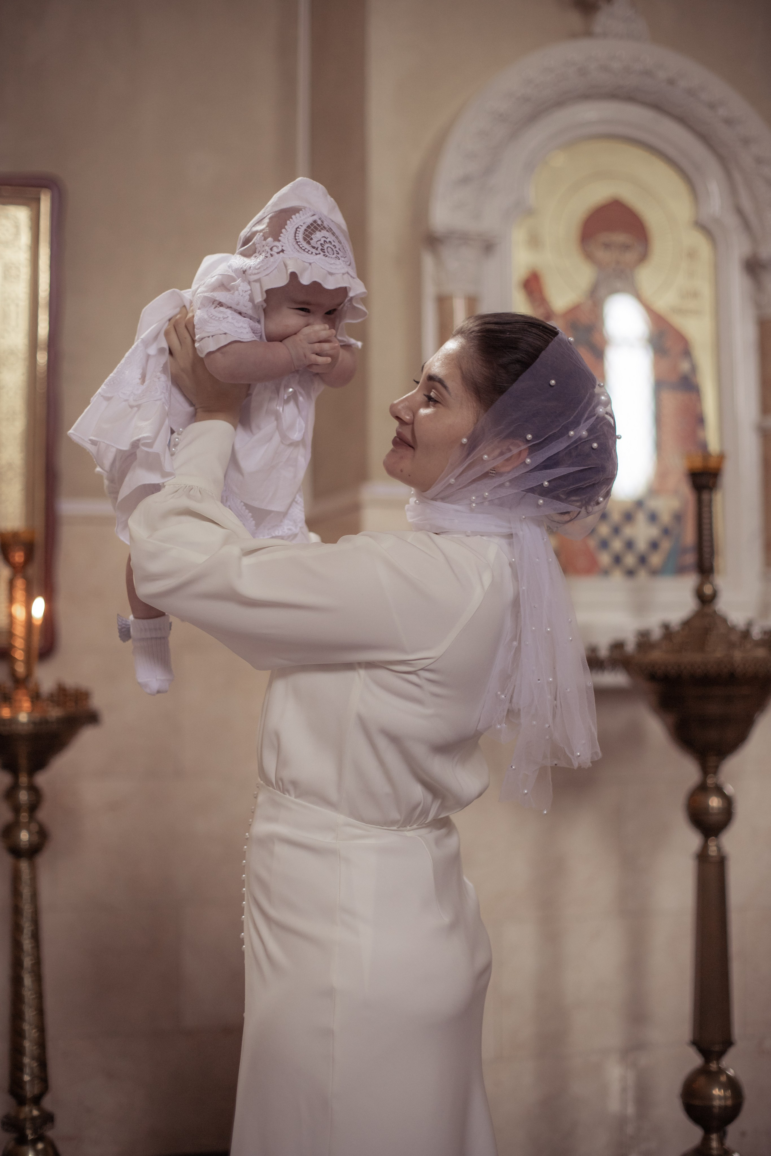 Таинство малышки Киры (храм Александра Невского п.Совхозный Славянск-на-Кубани). Фотограф в Северском районе| г. Краснодар Алена Заливчая