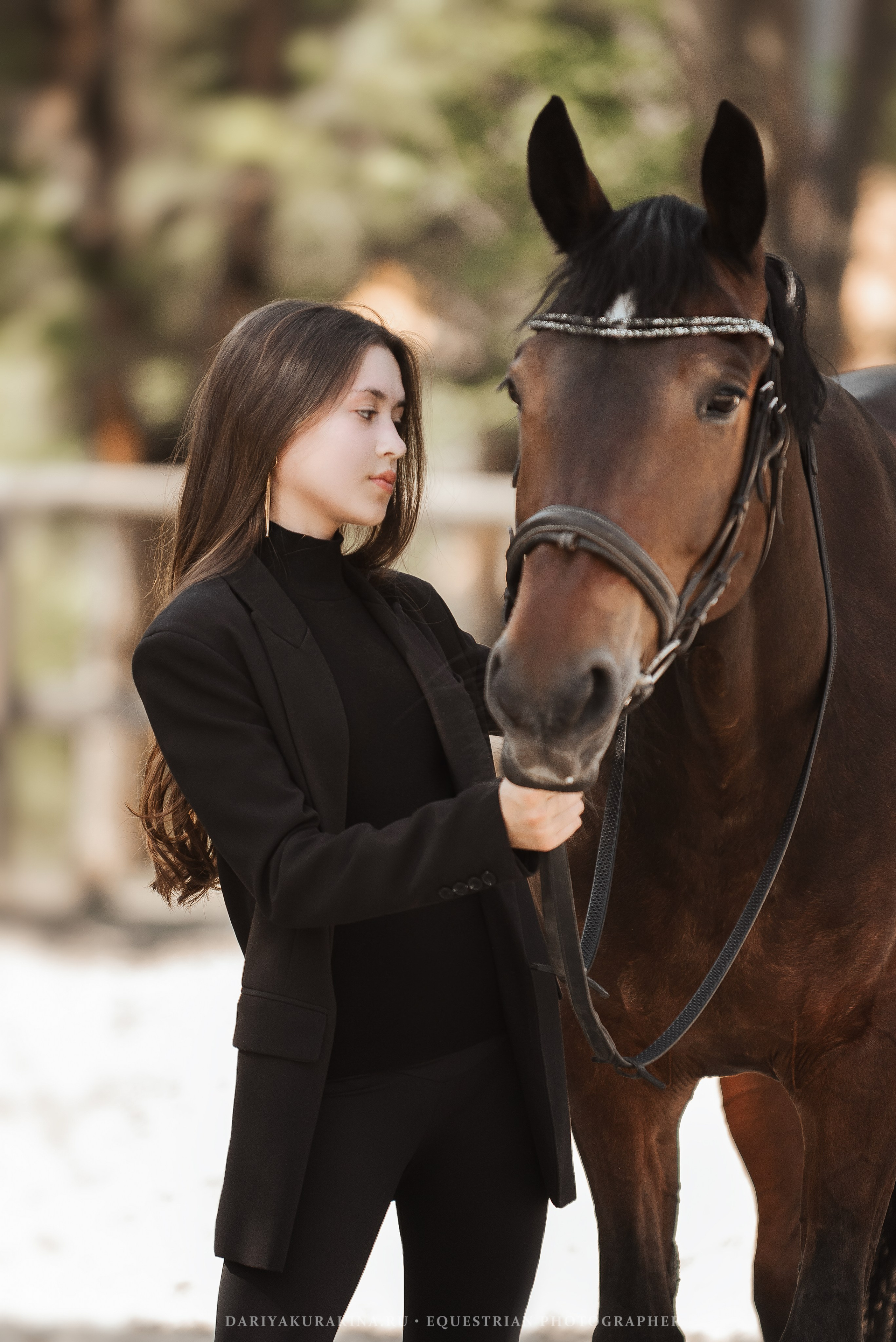 Полина и Заправа. Конный фотограф Куракина Дарья • Фотосессии с лошадьми
