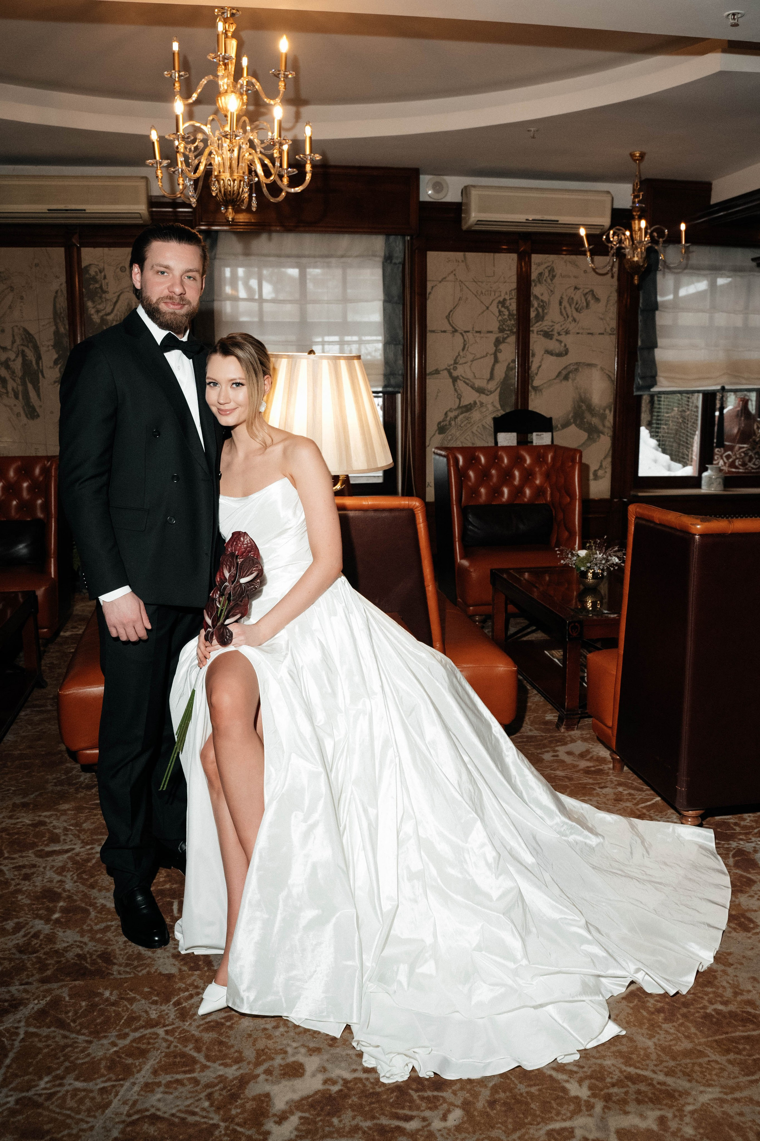 Алексей и Анастасия, творческая съемка в отеле Амбассадор. Свадебный фотограф Москва Александра Аверкова