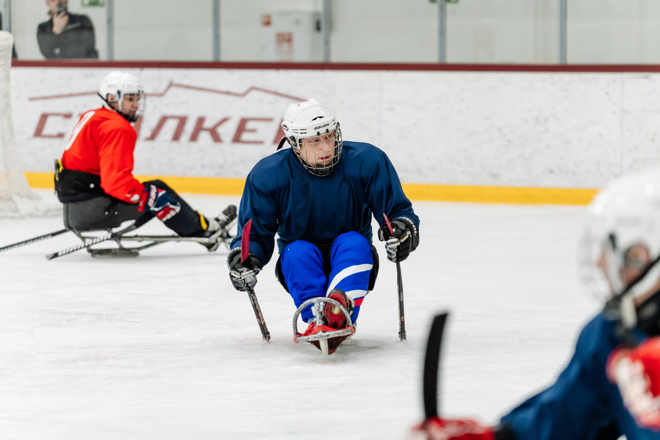 Игра в следж хоккей приуроченная 23.02.26 в арене Сталкер