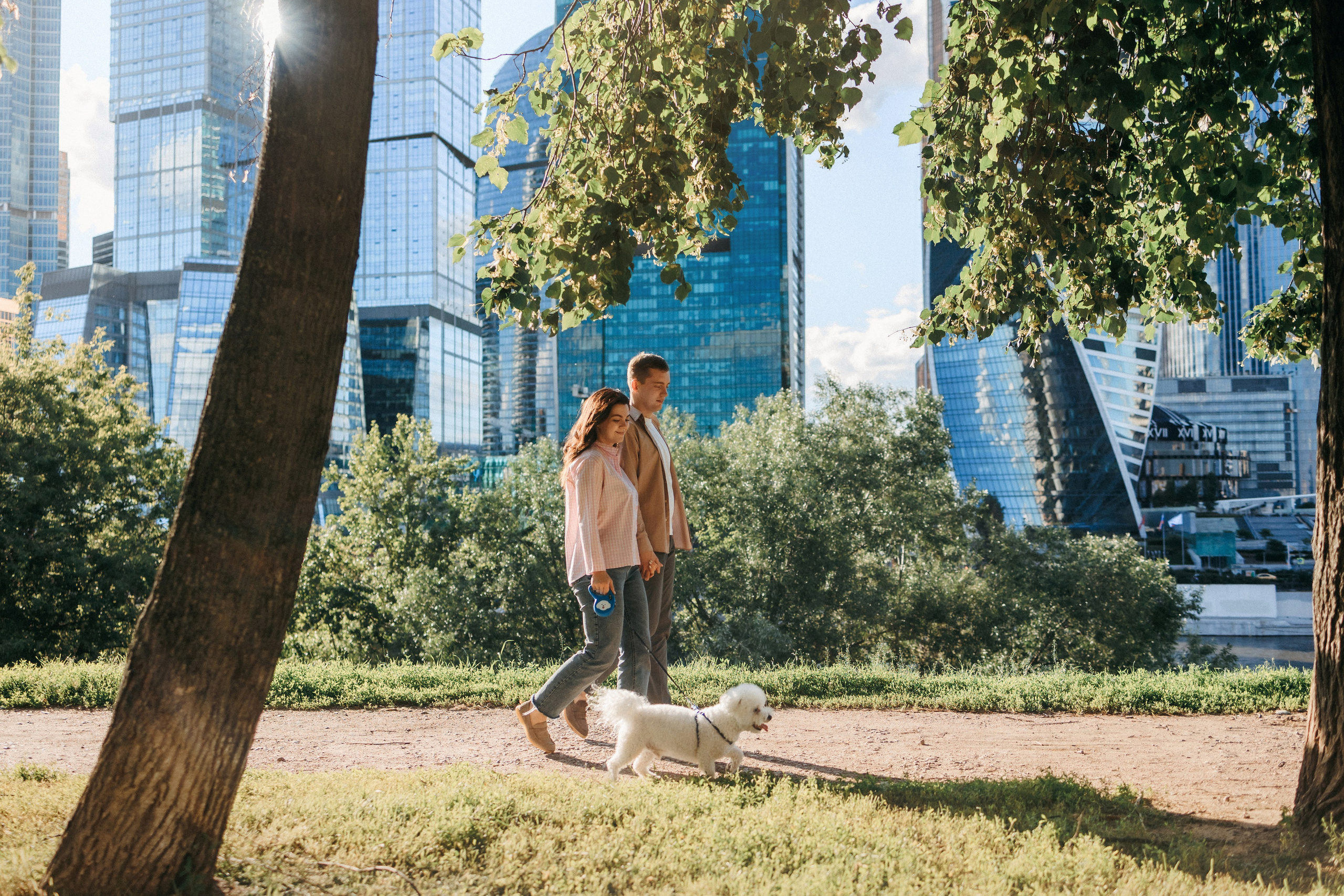 Марина, Данил и Бруно. Фотограф-анималист Елена Радченко, Москва