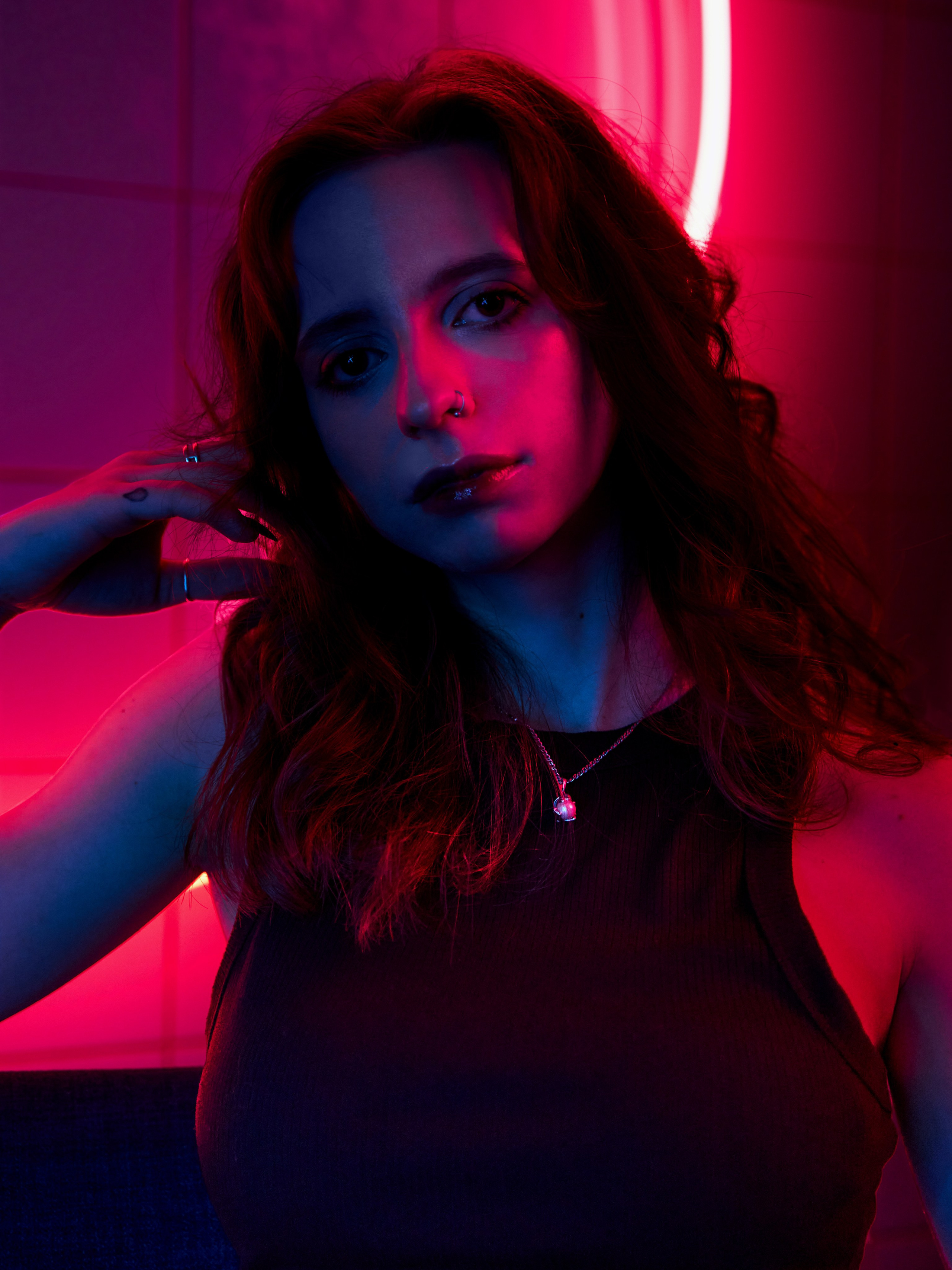 Таня: первая фотосессия в студии. Фотограф в Москве Анастасия Баева