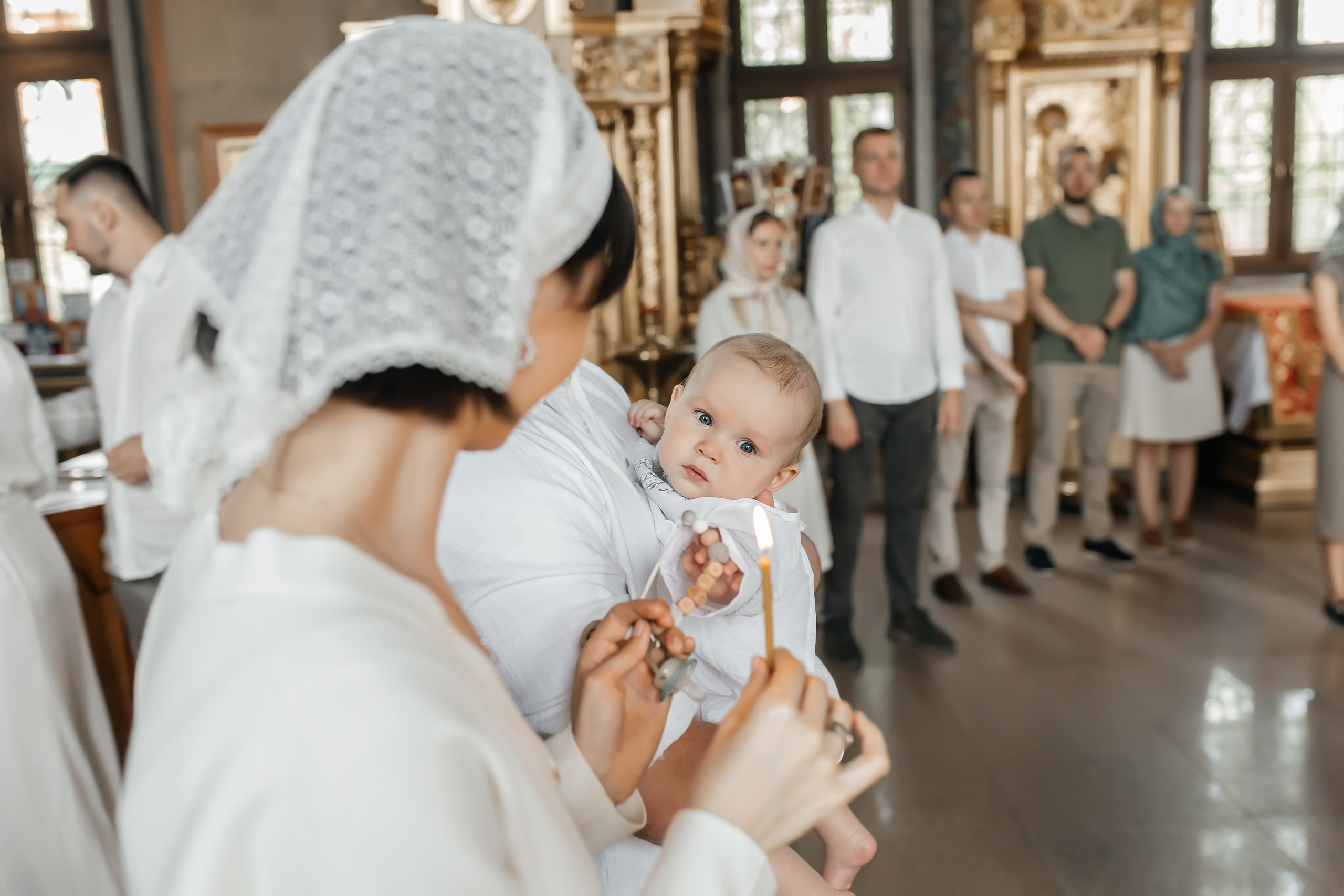 Крещение Артемия в Храме Николая Чудотворца в Ангелово. Фотограф на крещение и венчание Москва  Надежда Баланина
