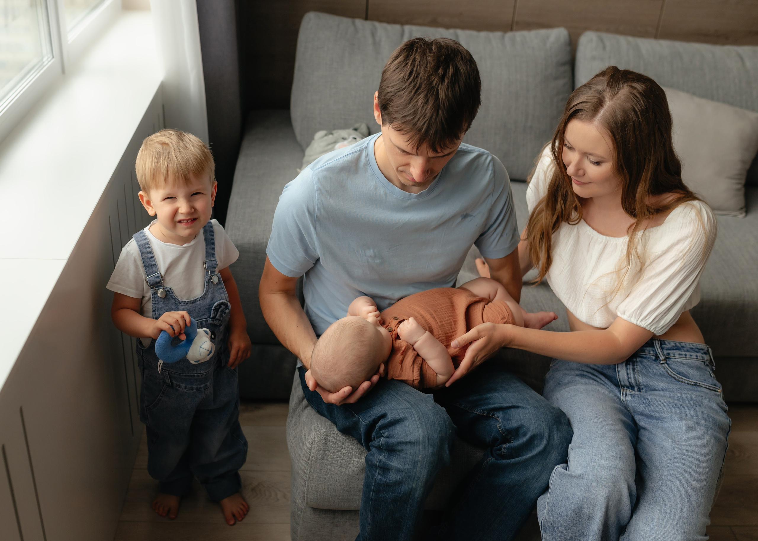 Мария, Дмитрий, Вася и Тима. Семейный и портретный фотограф Нижний Новгород