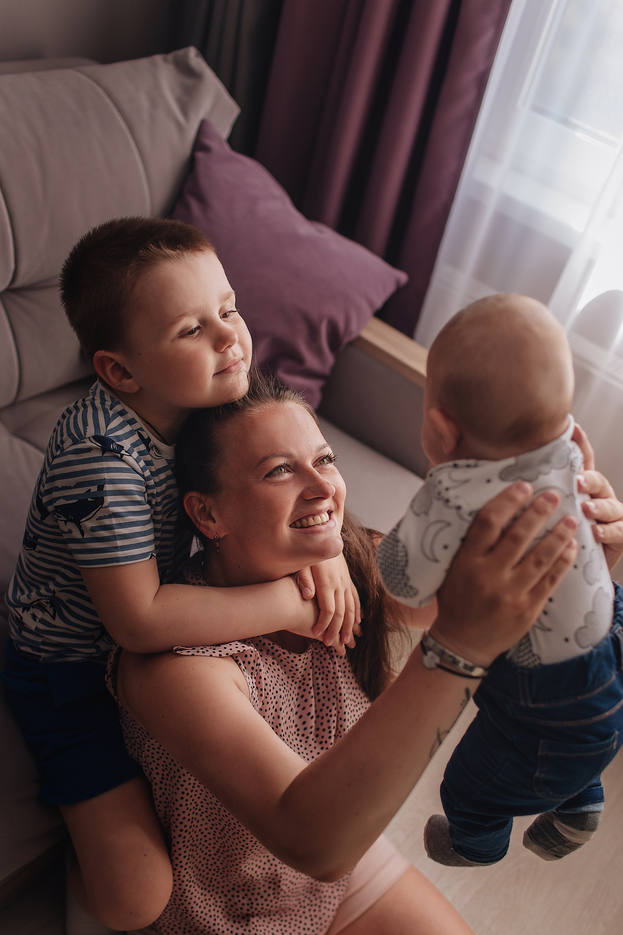 Четыре поколения. Домашнее. Свадебный и семейный фотограф Спб Бошман Ирина