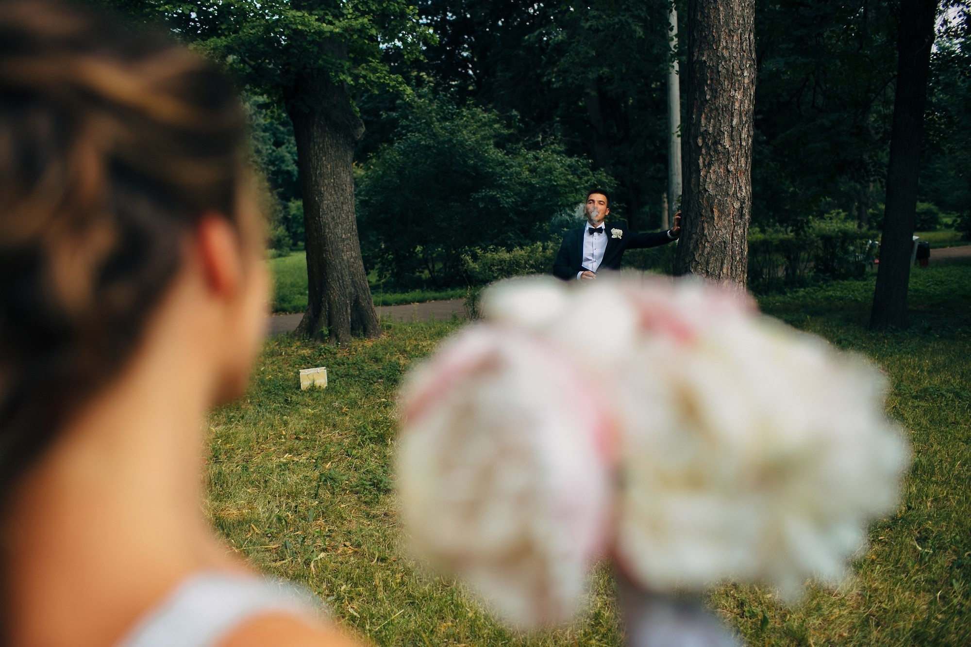 Дым, лофт, кальян, Цыгане. Самый свадебный фотограф