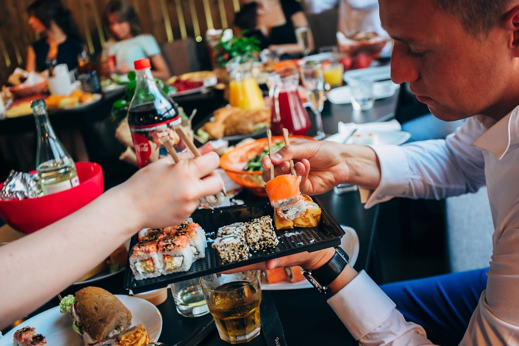 Дым, лофт, кальян, Цыгане. Самый свадебный фотограф