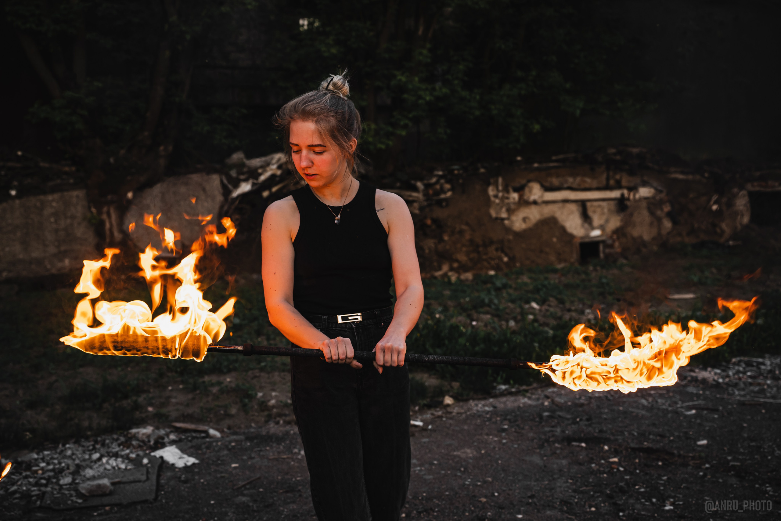 Огненная тренировка. Репортажный фотограф Анастасия Рубцова