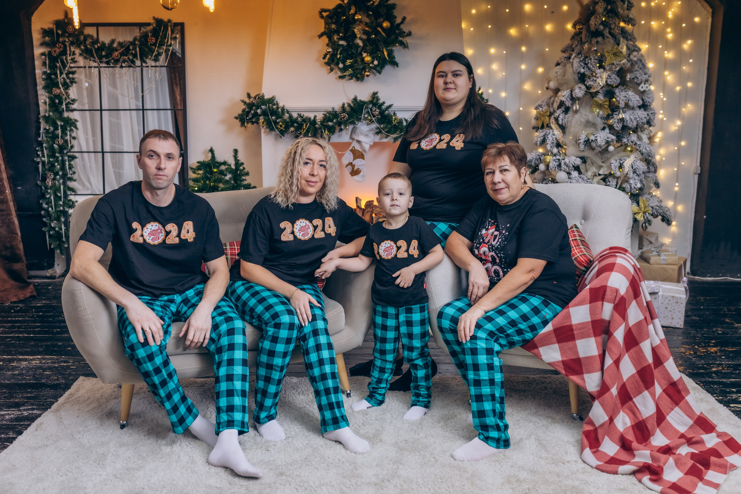 Новогодняя фотосессия для Риммы. Семейный и детский фотограф Новокузнецк Евгения Лебеденко