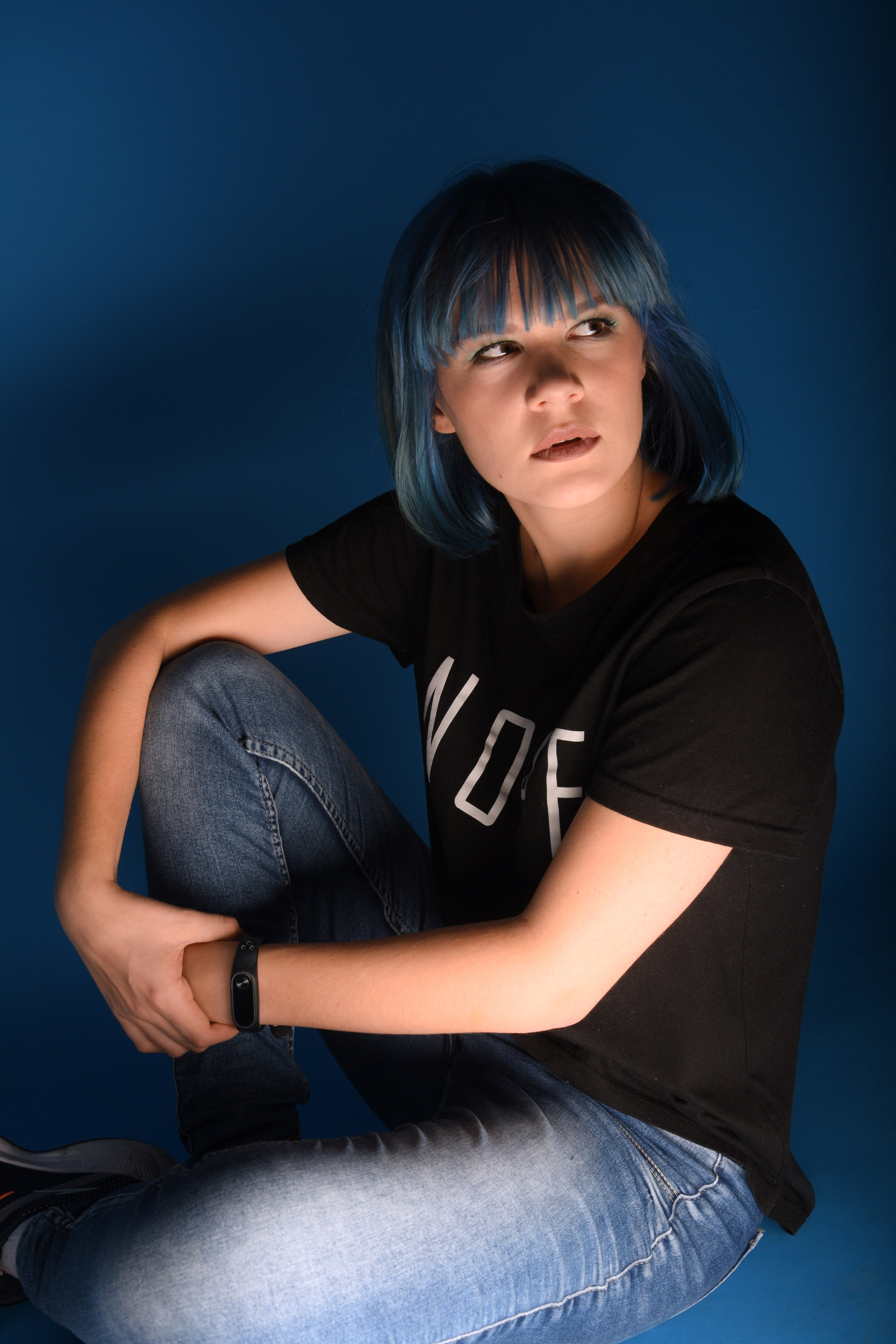 Blue hair. Фотограф Сергей Феденко