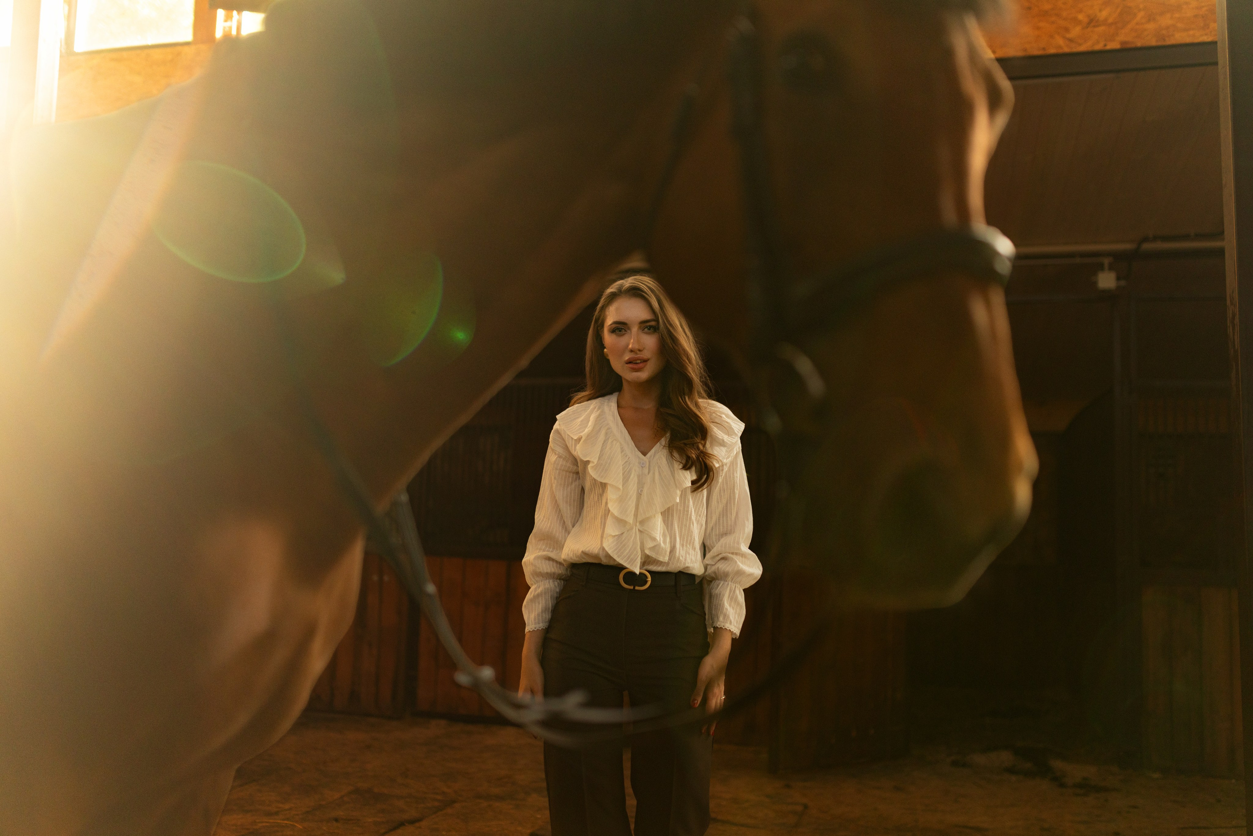 Фотосессия с лошадью для Анастасии в формате для «себя». Дмитрий Шульгин, портретный фотограф в Воронеже