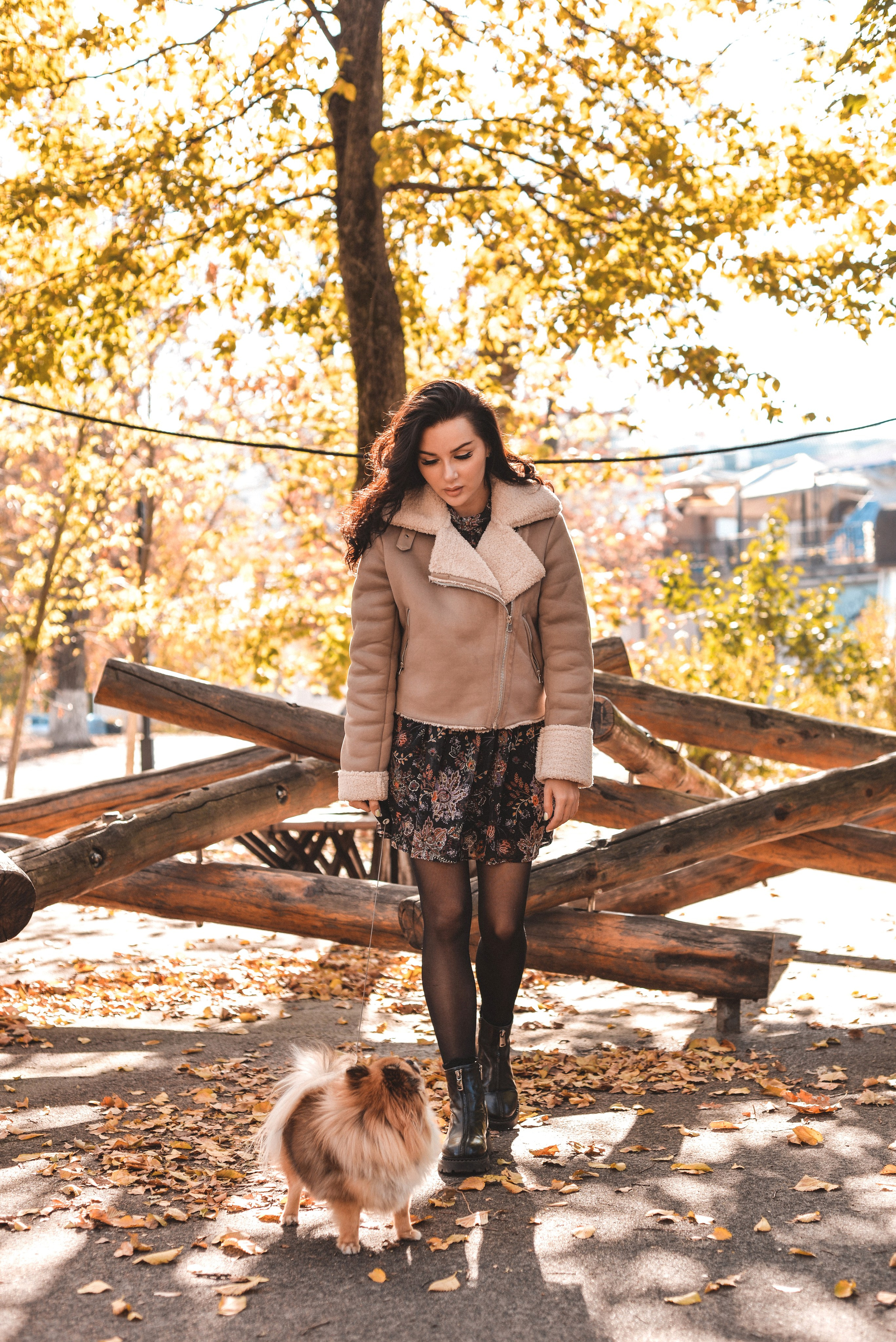 Алина с Кнопкой прогулка. Семейный и свадебный фотограф Галина Абакумова, фотосессии в Белгороде