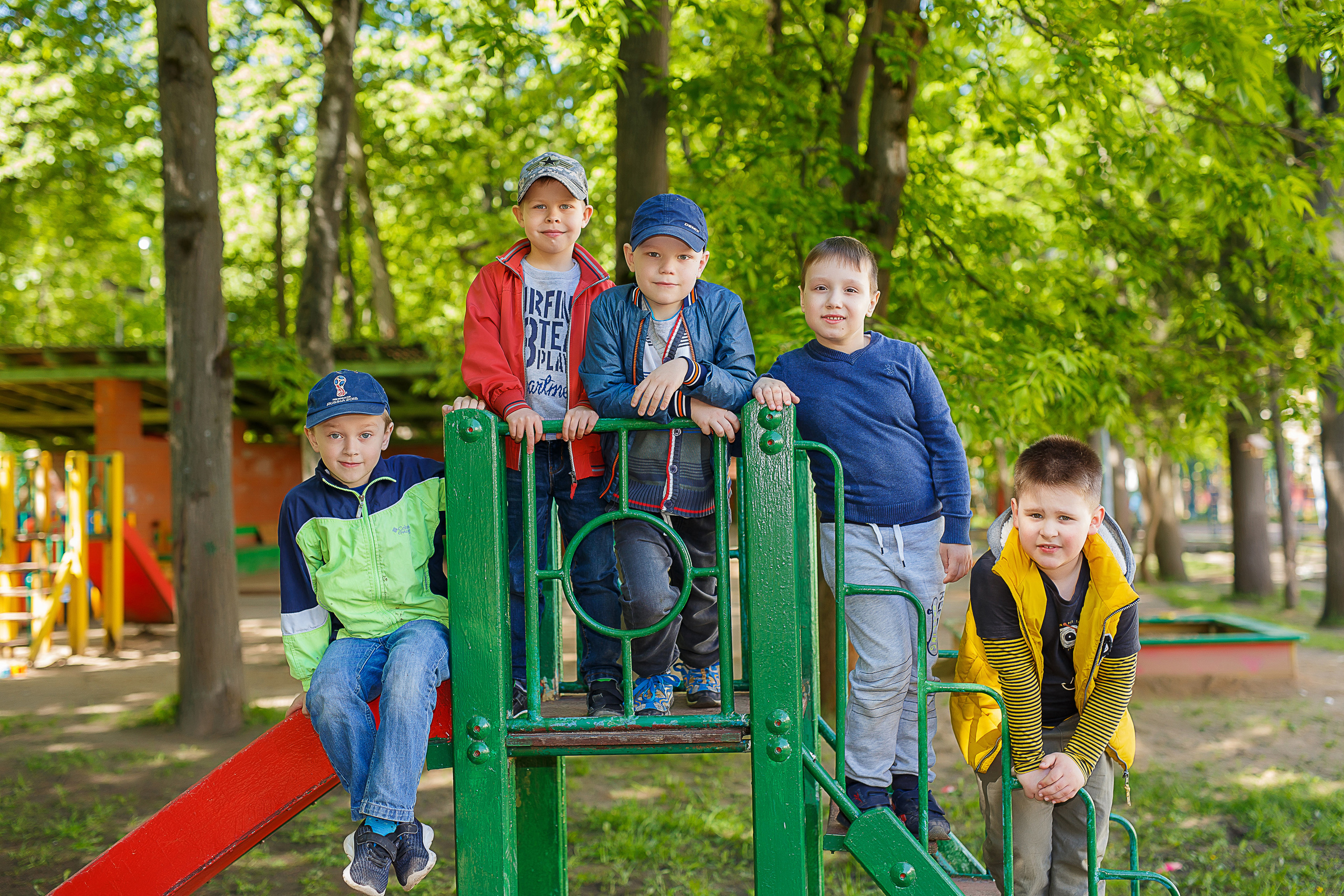 Прогулка в детском саду. Профессиональная фото и видеосъемка. Москва