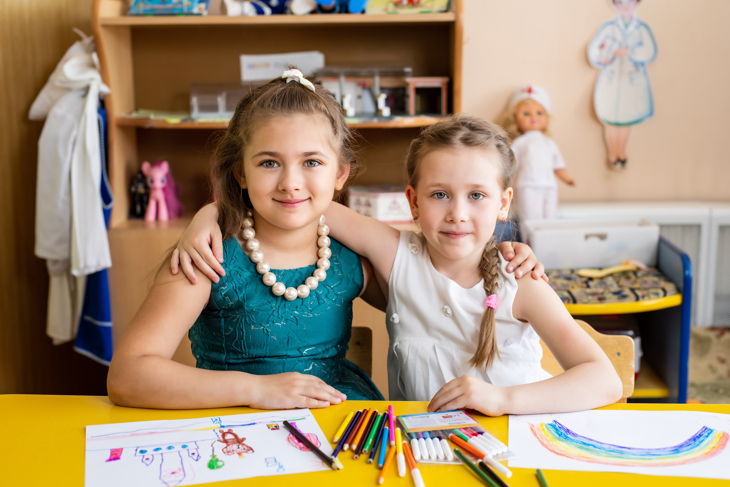 Занятия в детском саду. Профессиональная фото и видеосъемка. Москва