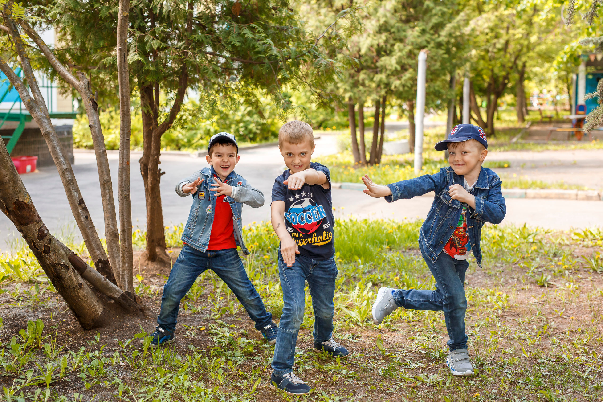 Прогулка в детском саду. Профессиональная фото и видеосъемка. Москва