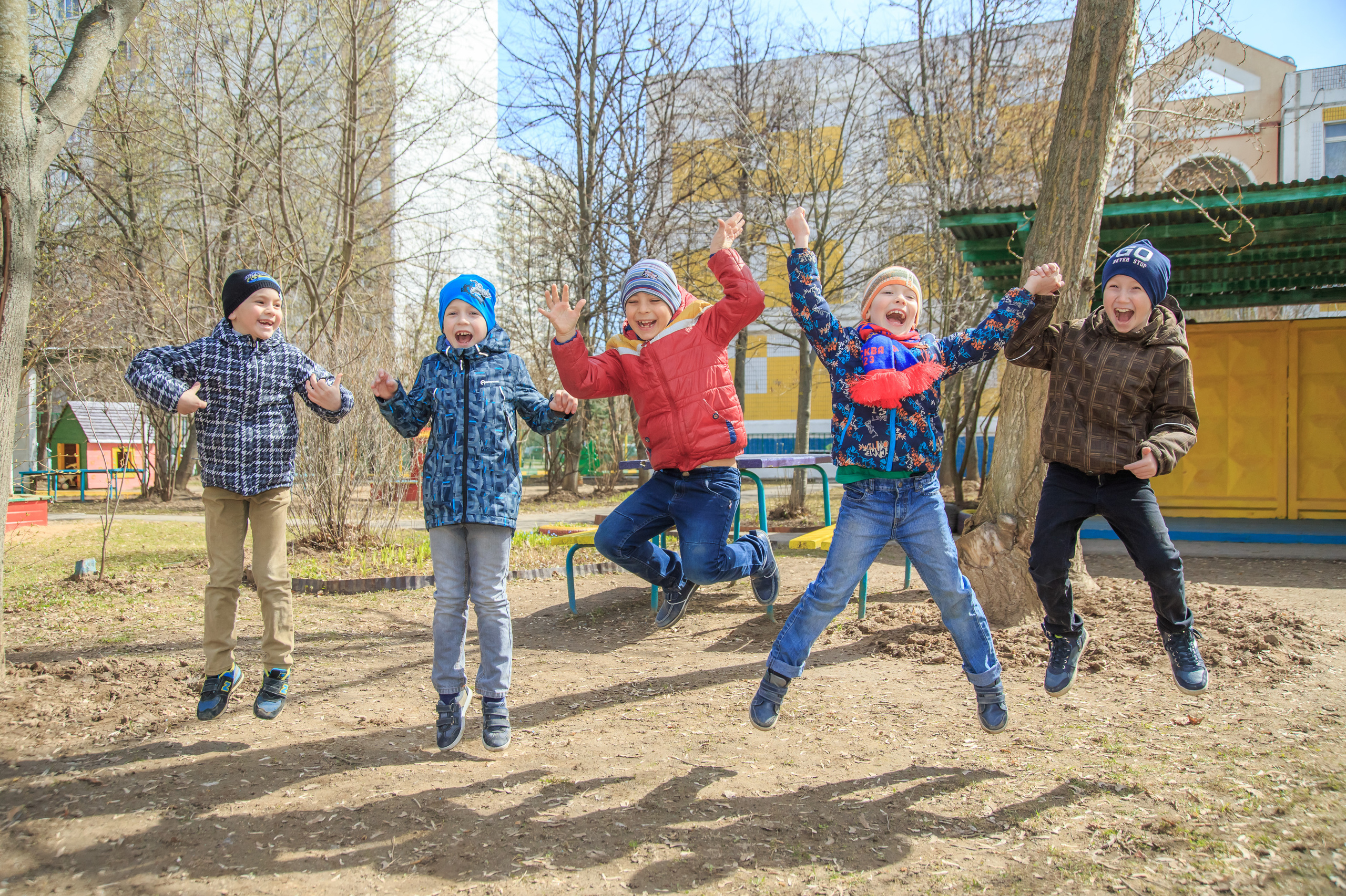 Прогулка в детском саду. Профессиональная фото и видеосъемка. Москва