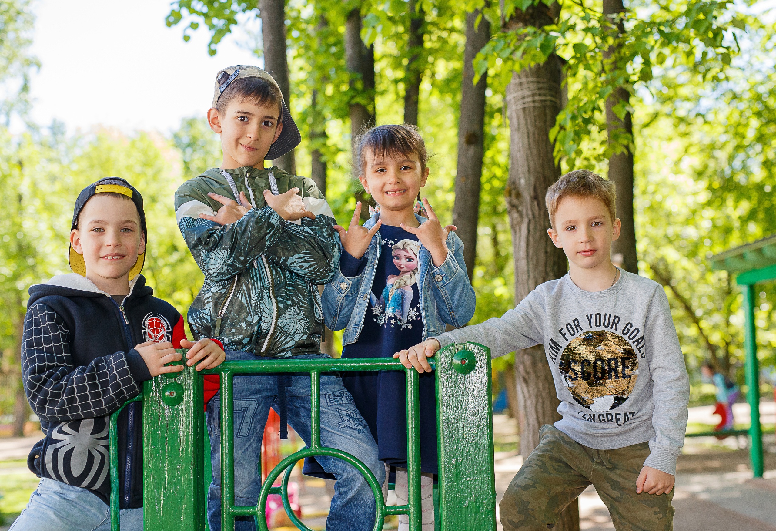 Прогулка в детском саду. Профессиональная фото и видеосъемка. Москва