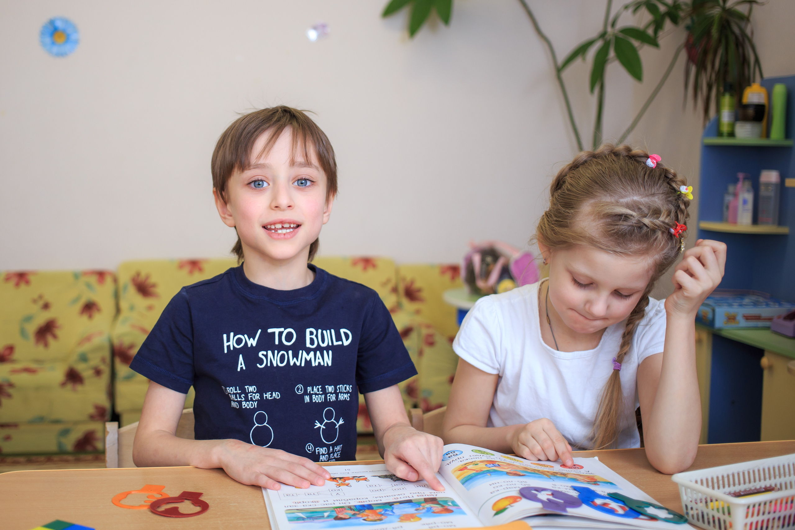 Занятия в детском саду. Профессиональная фото и видеосъемка. Москва