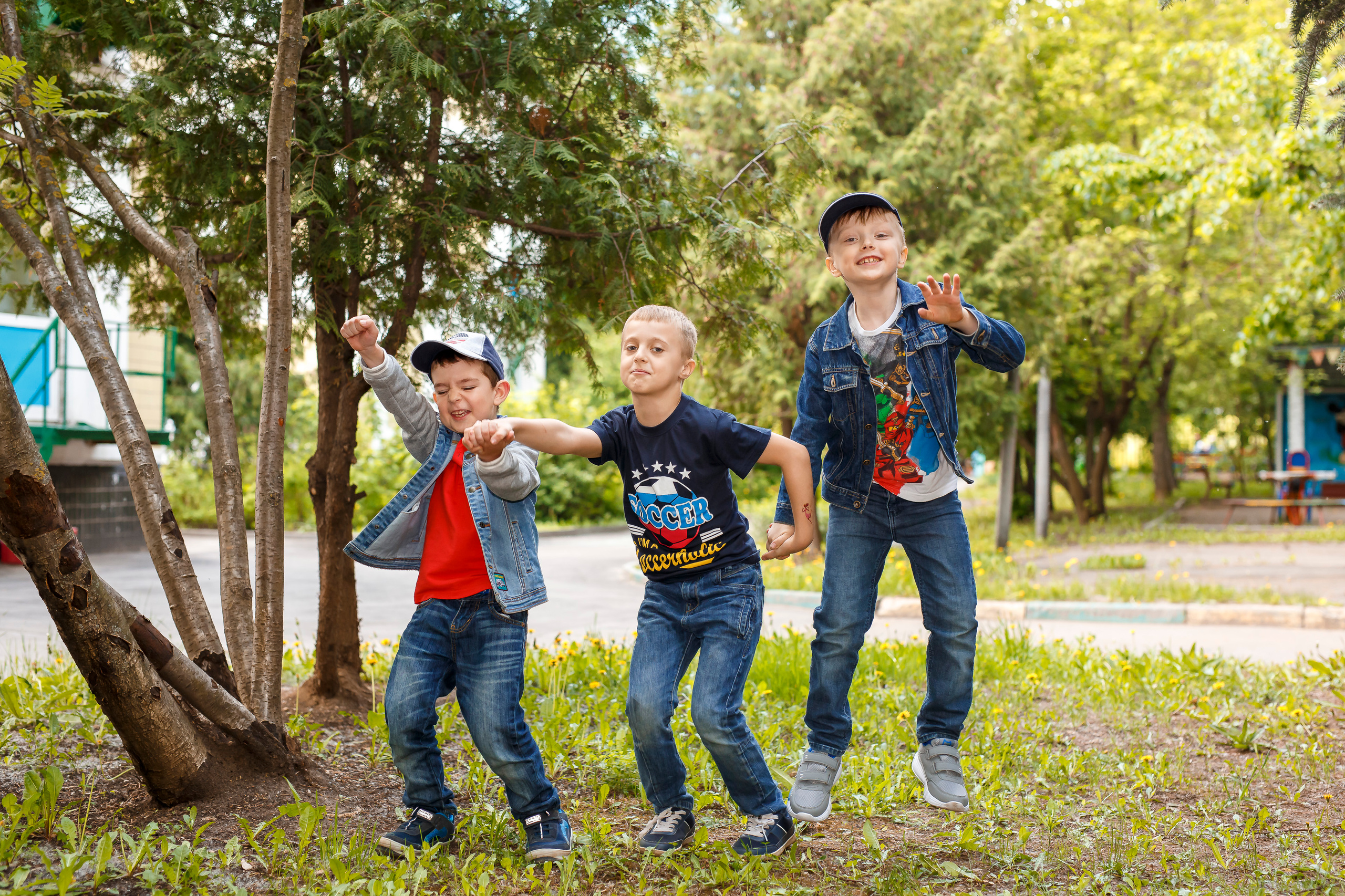 Прогулка в детском саду. Профессиональная фото и видеосъемка. Москва