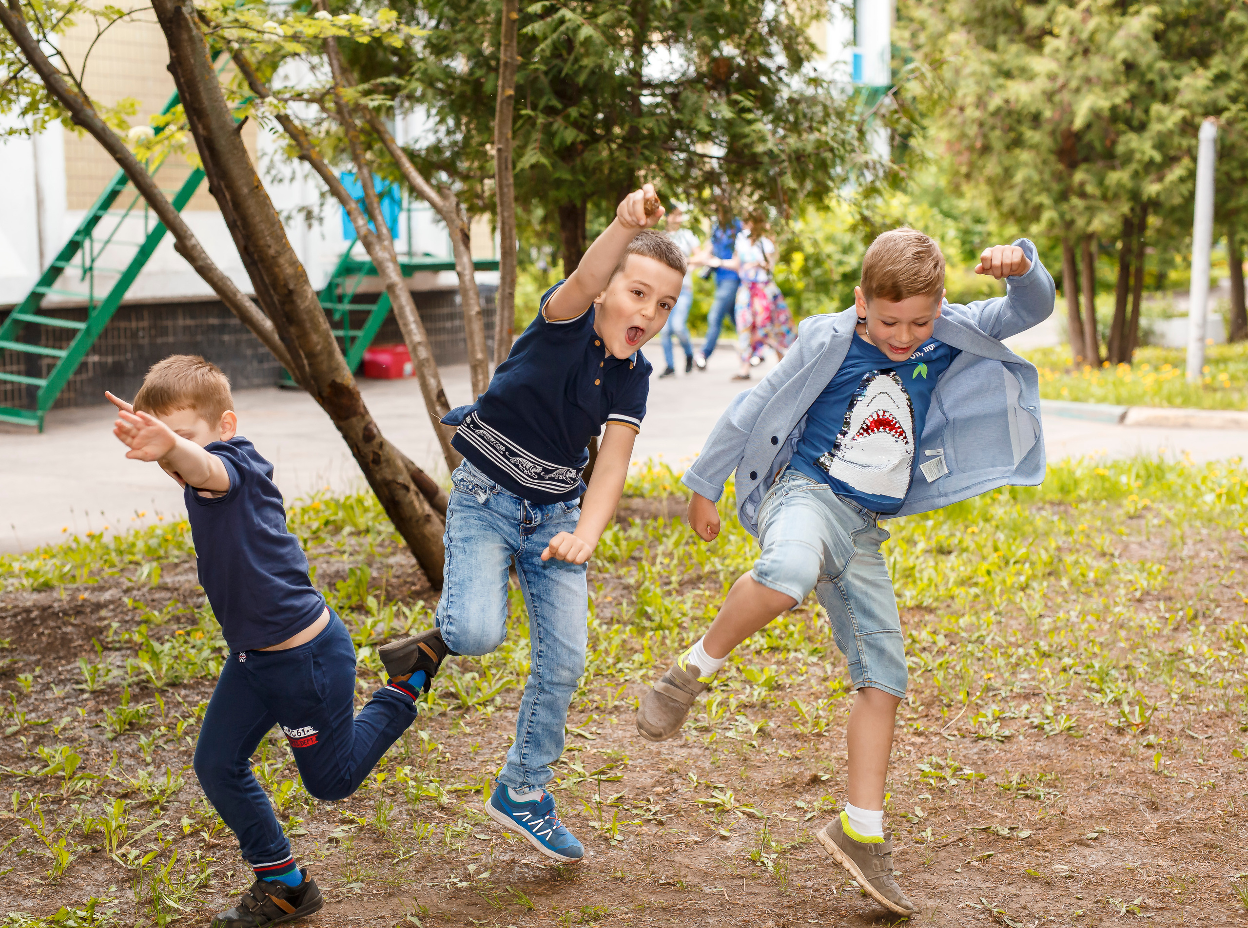 Прогулка в детском саду. Профессиональная фото и видеосъемка. Москва