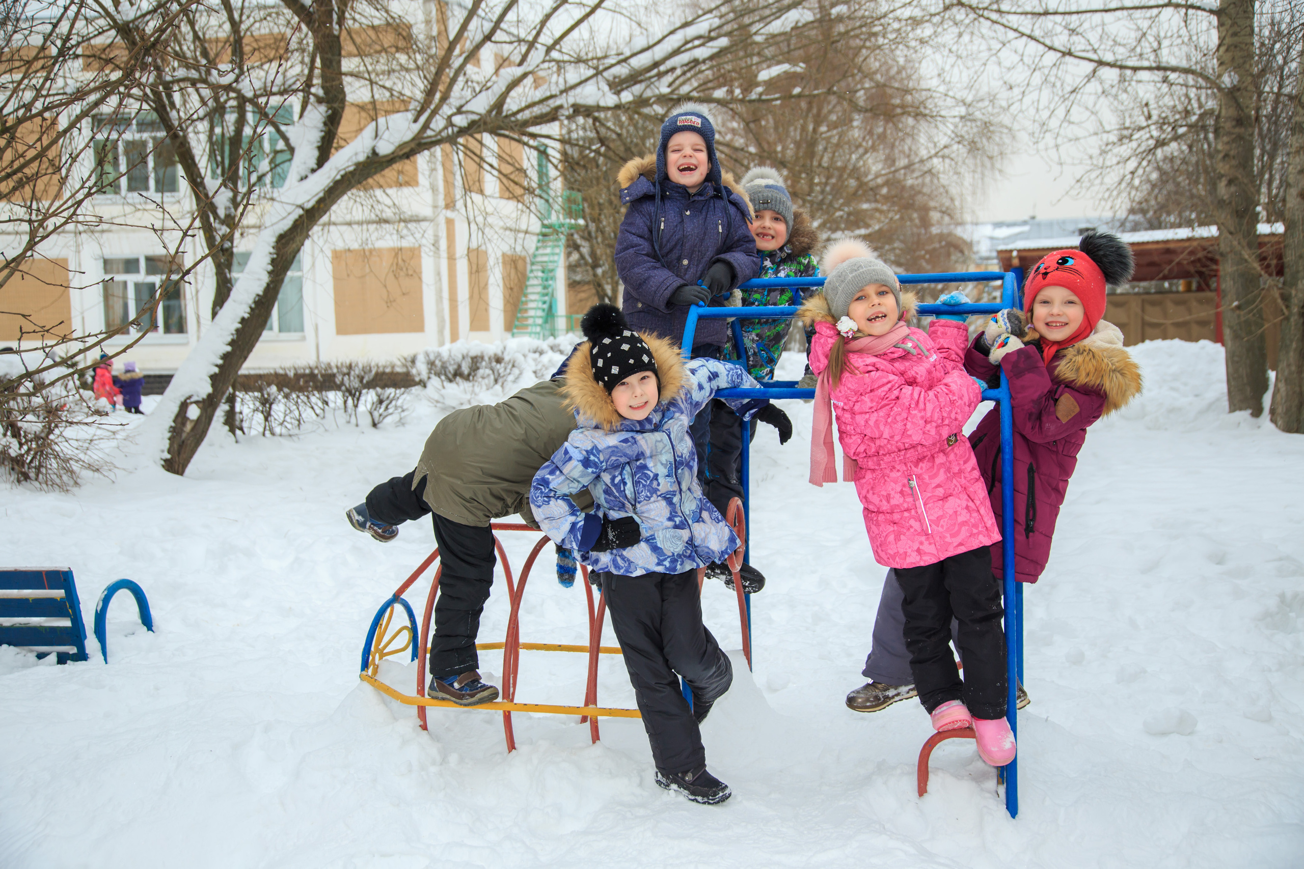 Прогулка в детском саду. Профессиональная фото и видеосъемка. Москва