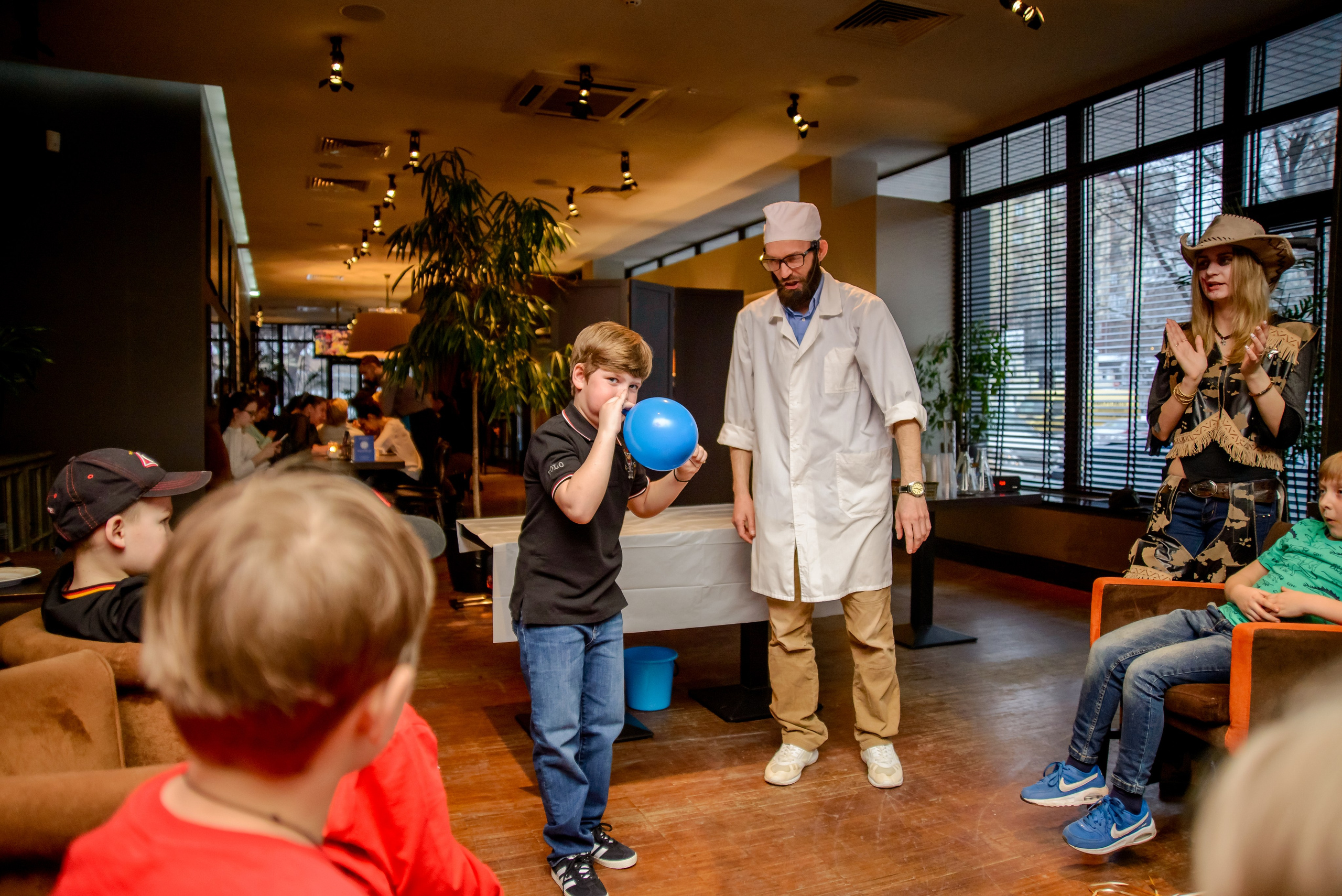 Детский день рождения в ресторане