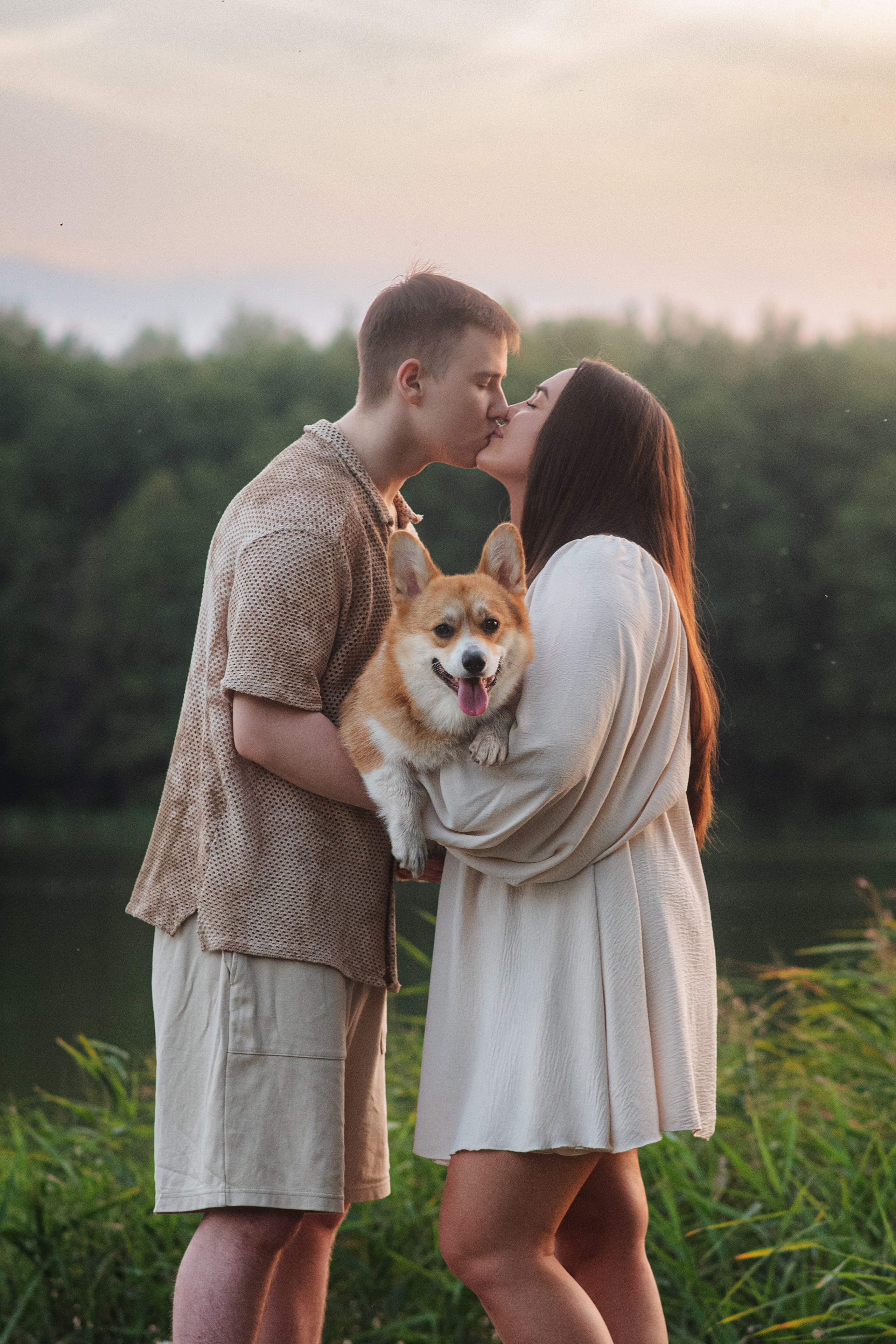 Саша, Оксана и Барни — 25.08.2024. Фотограф — Анималист | Анна Абрамова