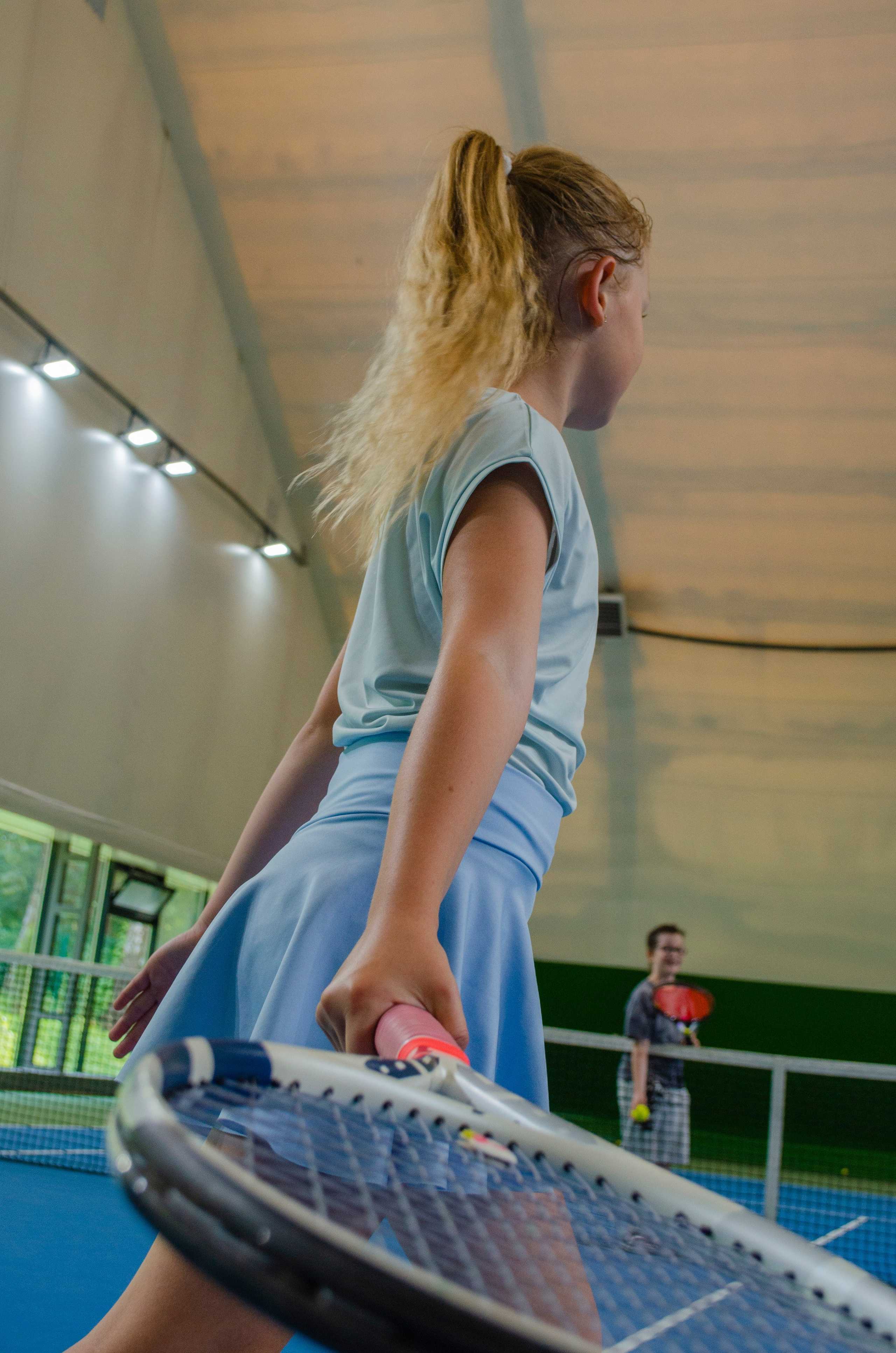 Золотая подача🎾. Свет, камера, улыбка!