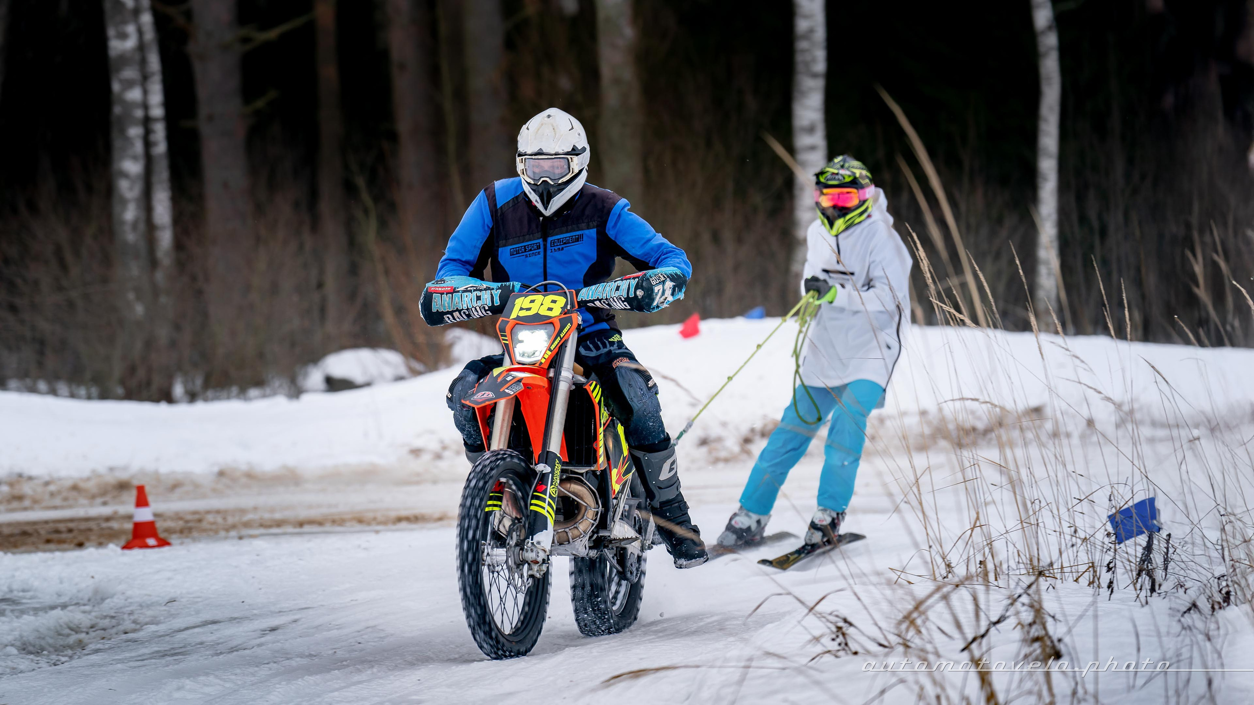 Скийоринг в Конаково 2024/25. 1 этап
