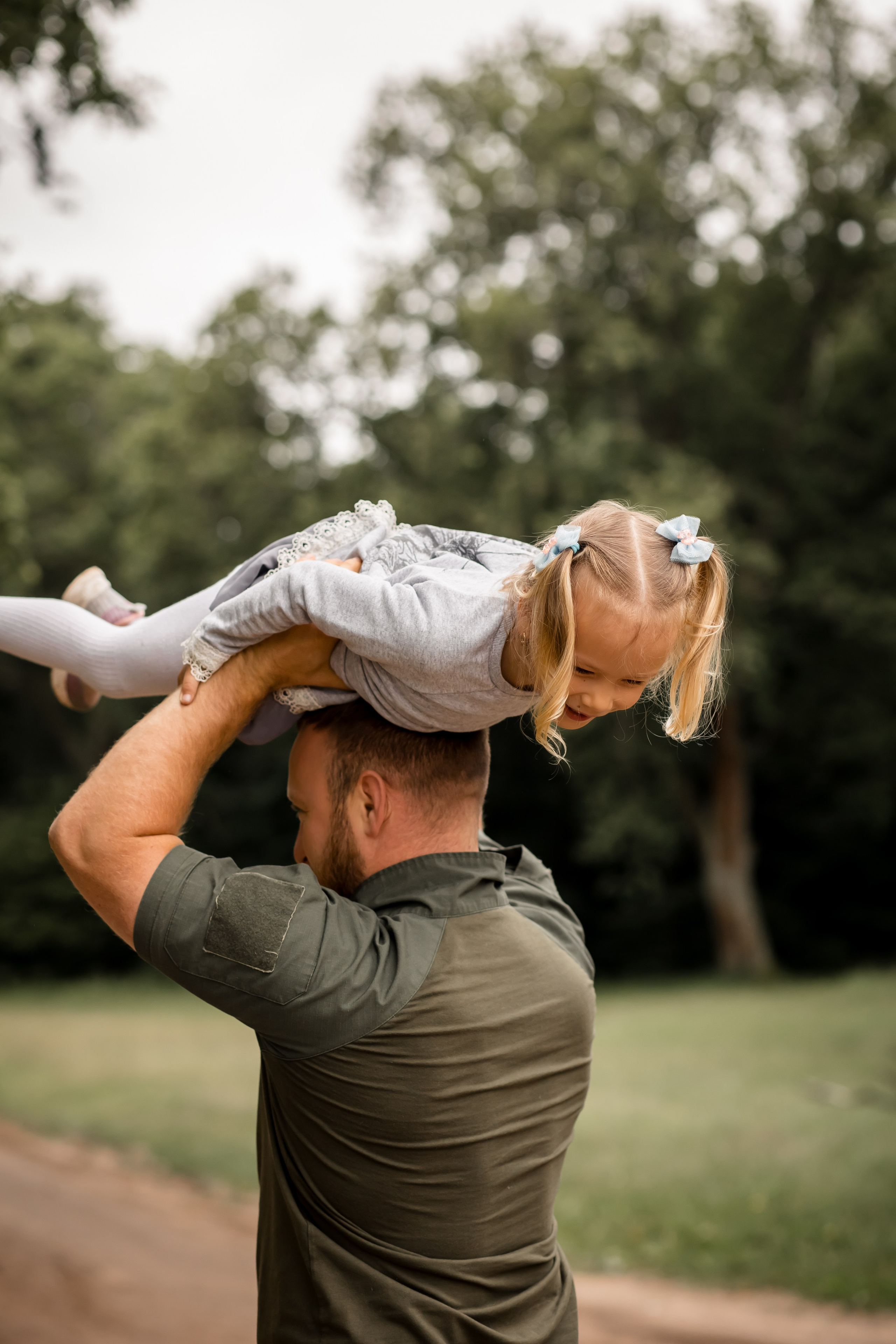 Катя с детками