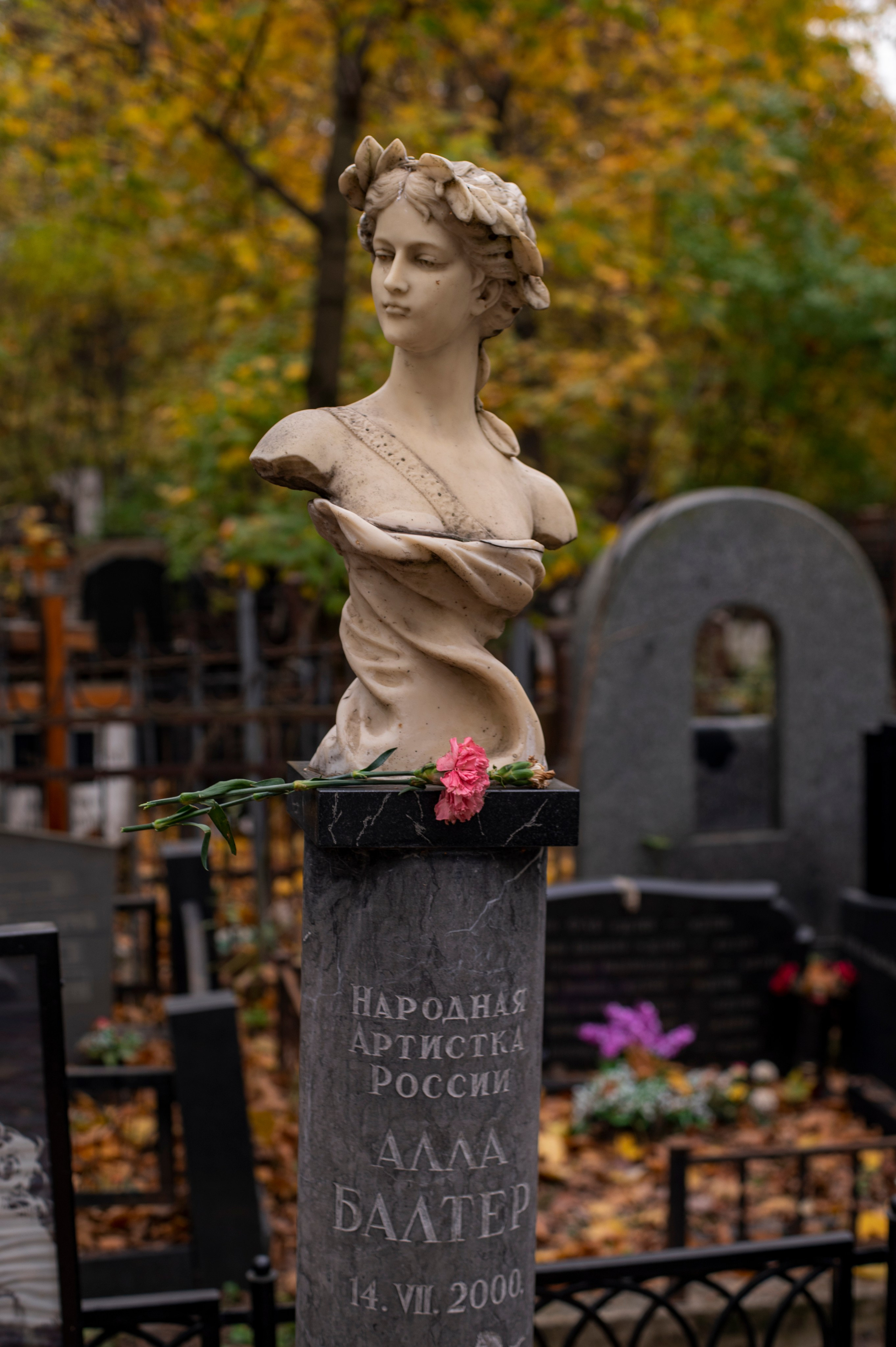 Ваганьковское кладбище. Фотограф Роман Адлер