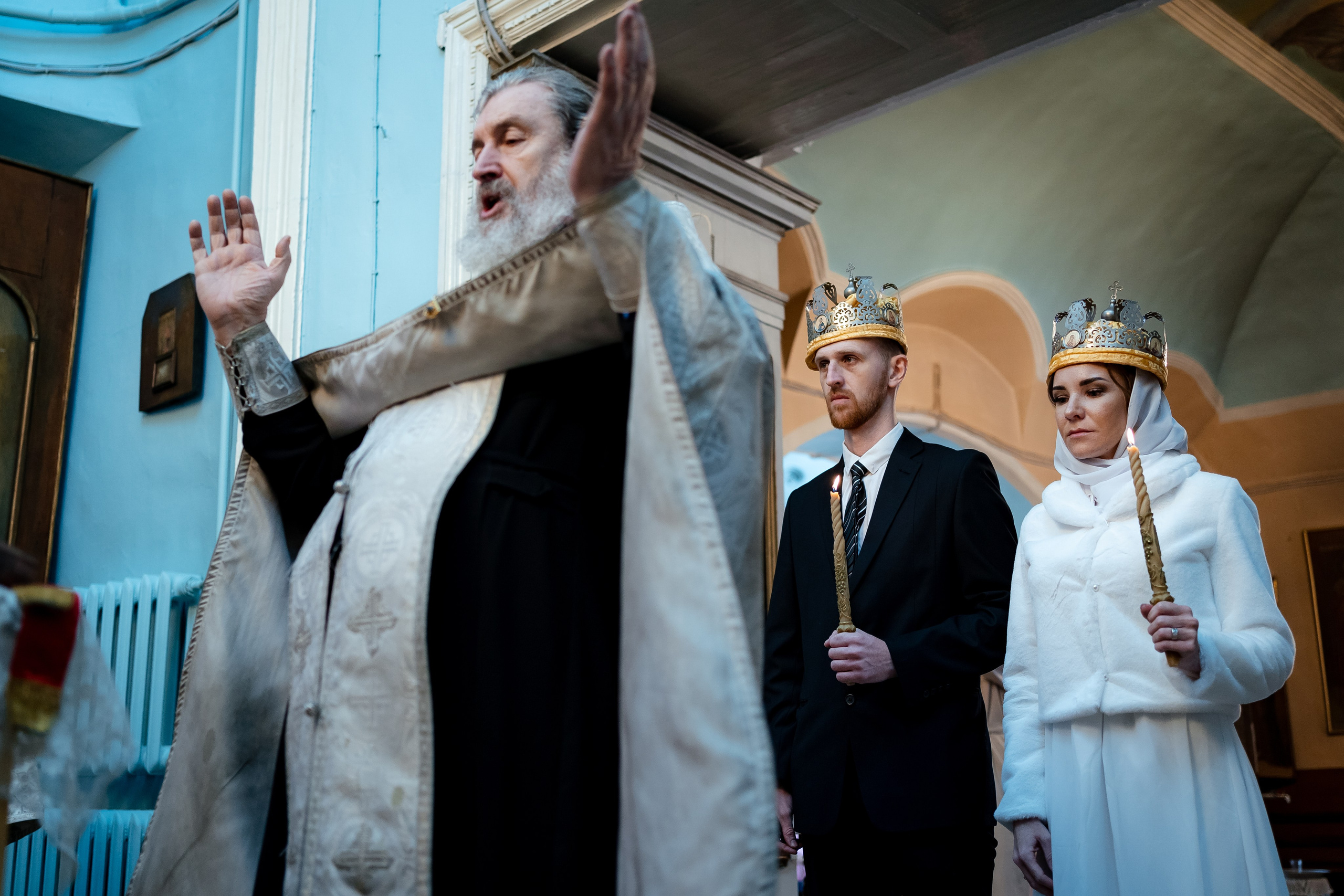 Венчание Анны и Олега. Семейный фотограф Варвара Сорока в городе Москве