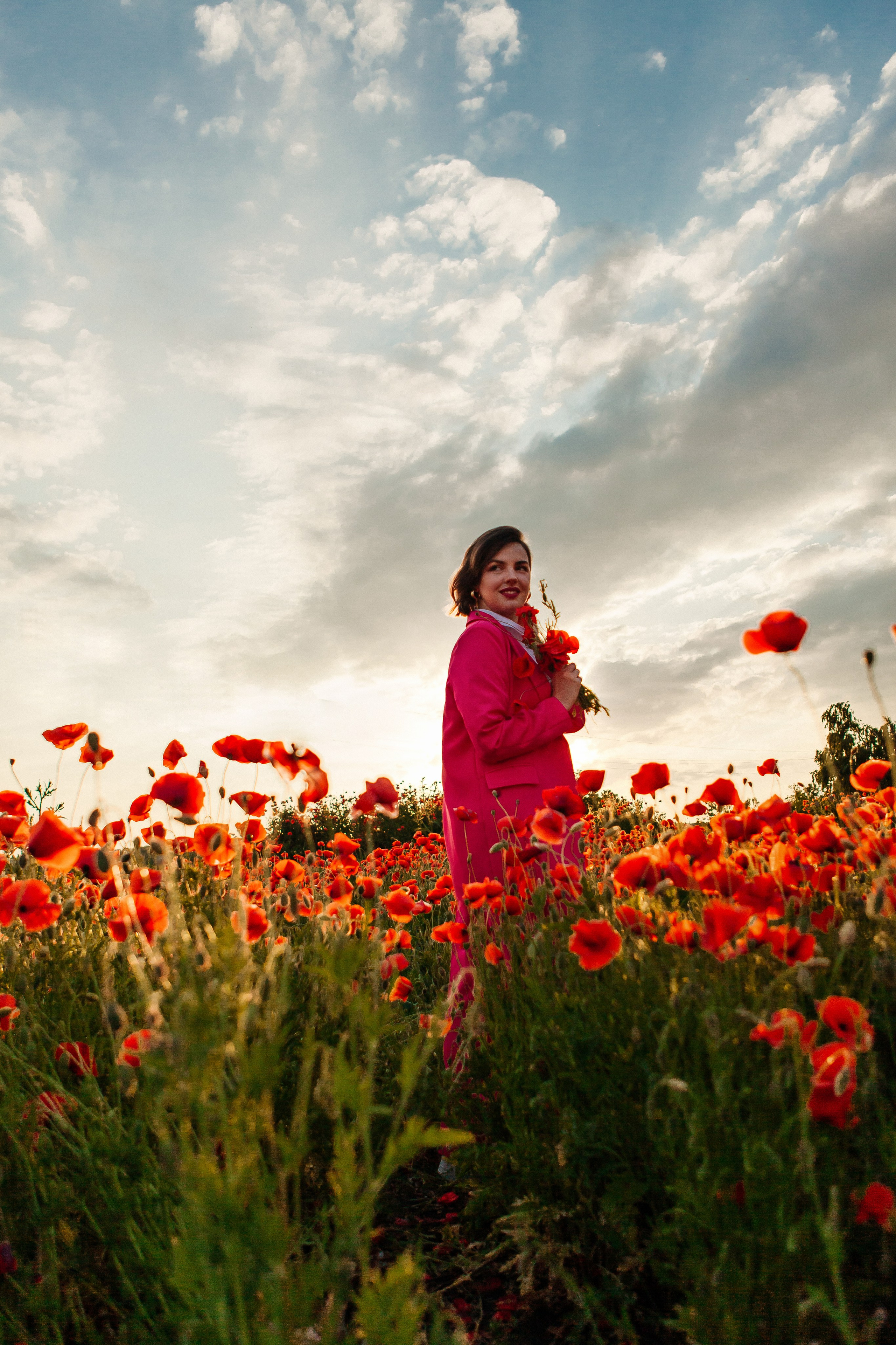 Летняя фотосессия в полях КМВ. Фотограф Ставрополь Пятигорск Елизавета Дарина