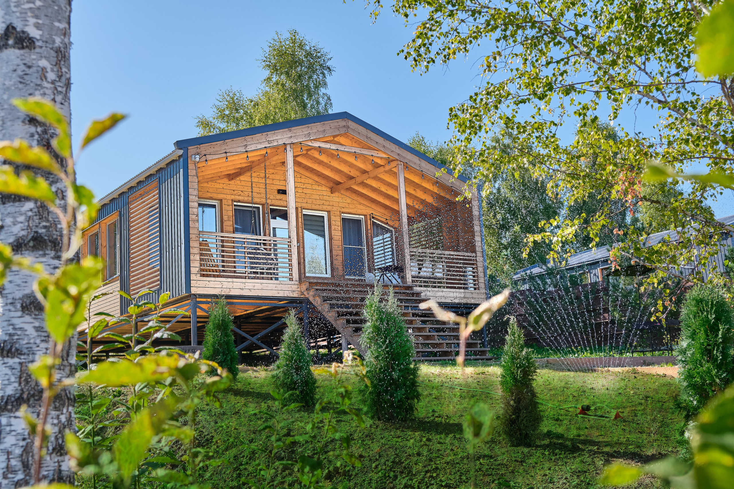 Съемка котеджного поселка Green lounge. Репортажная фото и видеосъемка в Москве под ключ