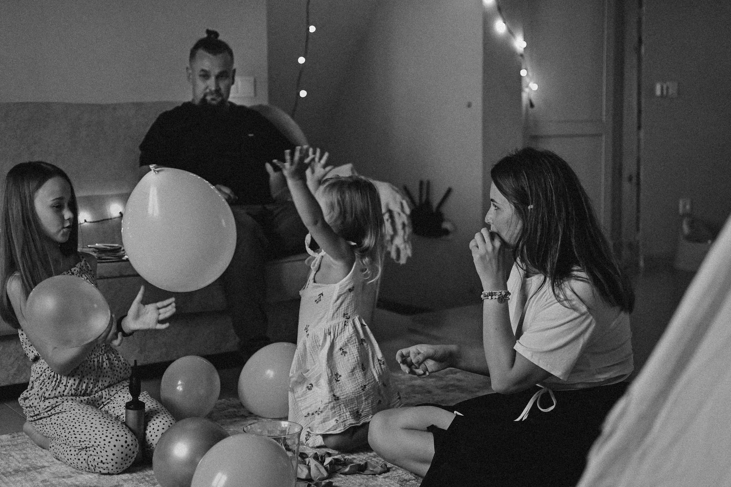 Аня, Вадим, Варя, Соня, Наталья. Домашняя фотосессия. Евгения Черных I Фотограф Пенза