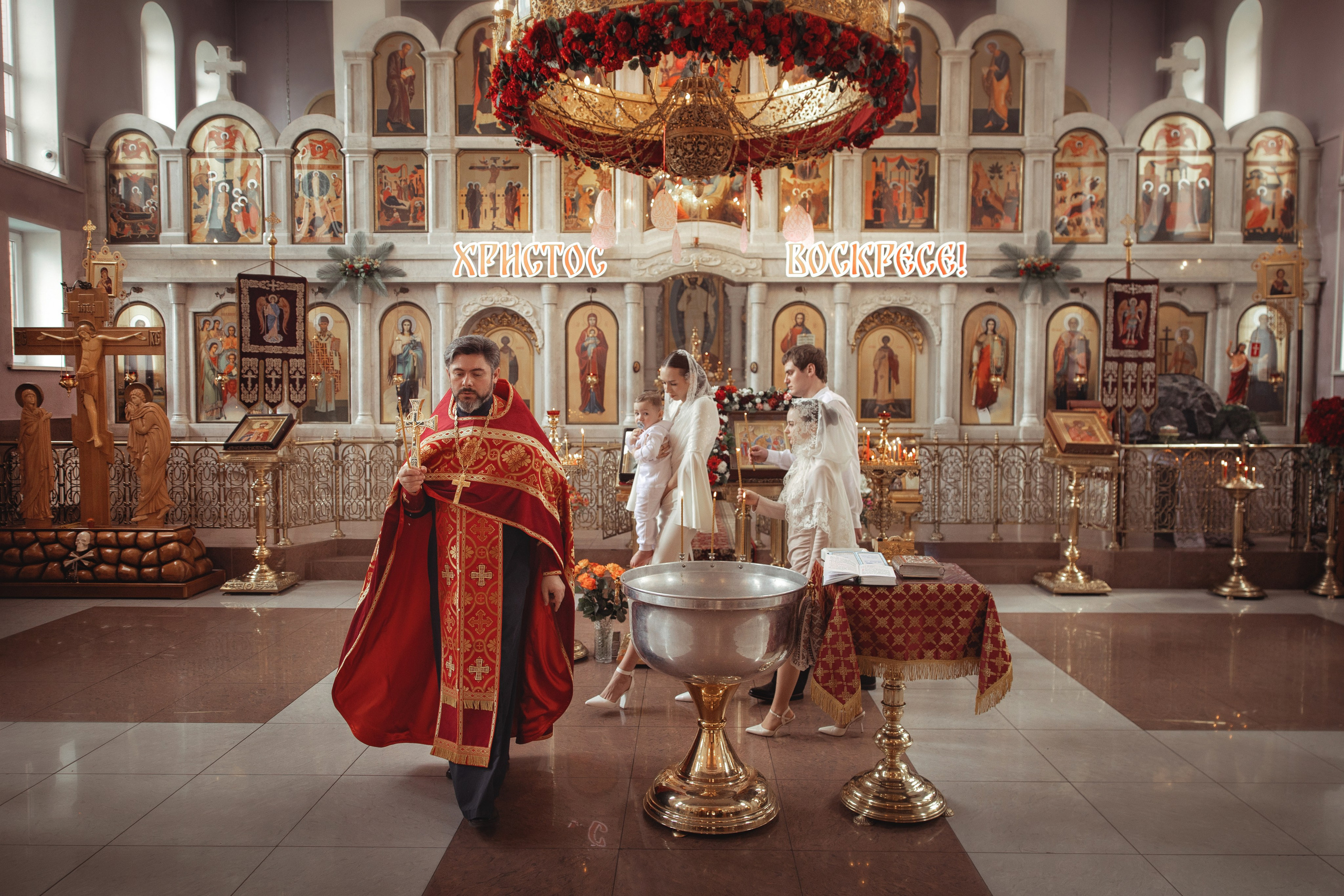 Таинство Крещения Льва. Храм Архангела Михаила г. Краснодар. Фотограф на Крещение и Венчание Краснодарский край — Гранкина Юлия