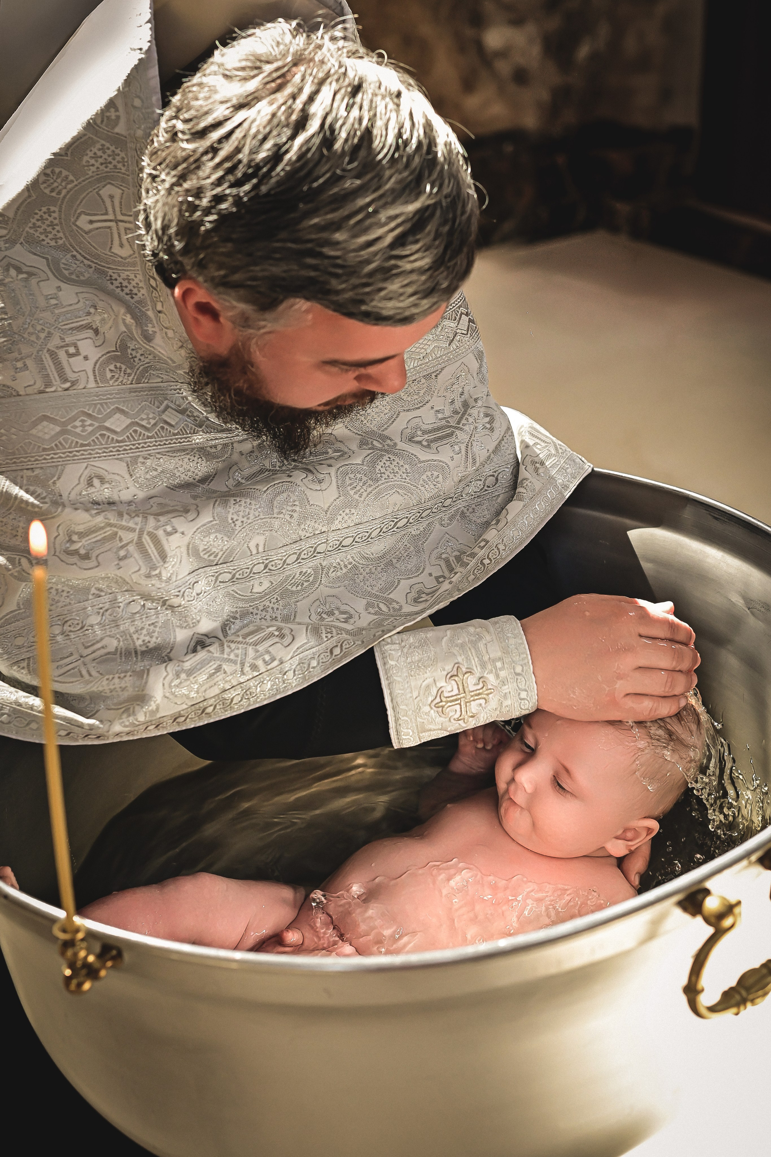 Крещение. Семейный и свадебный фотограф в Донецке Донская Анастасия