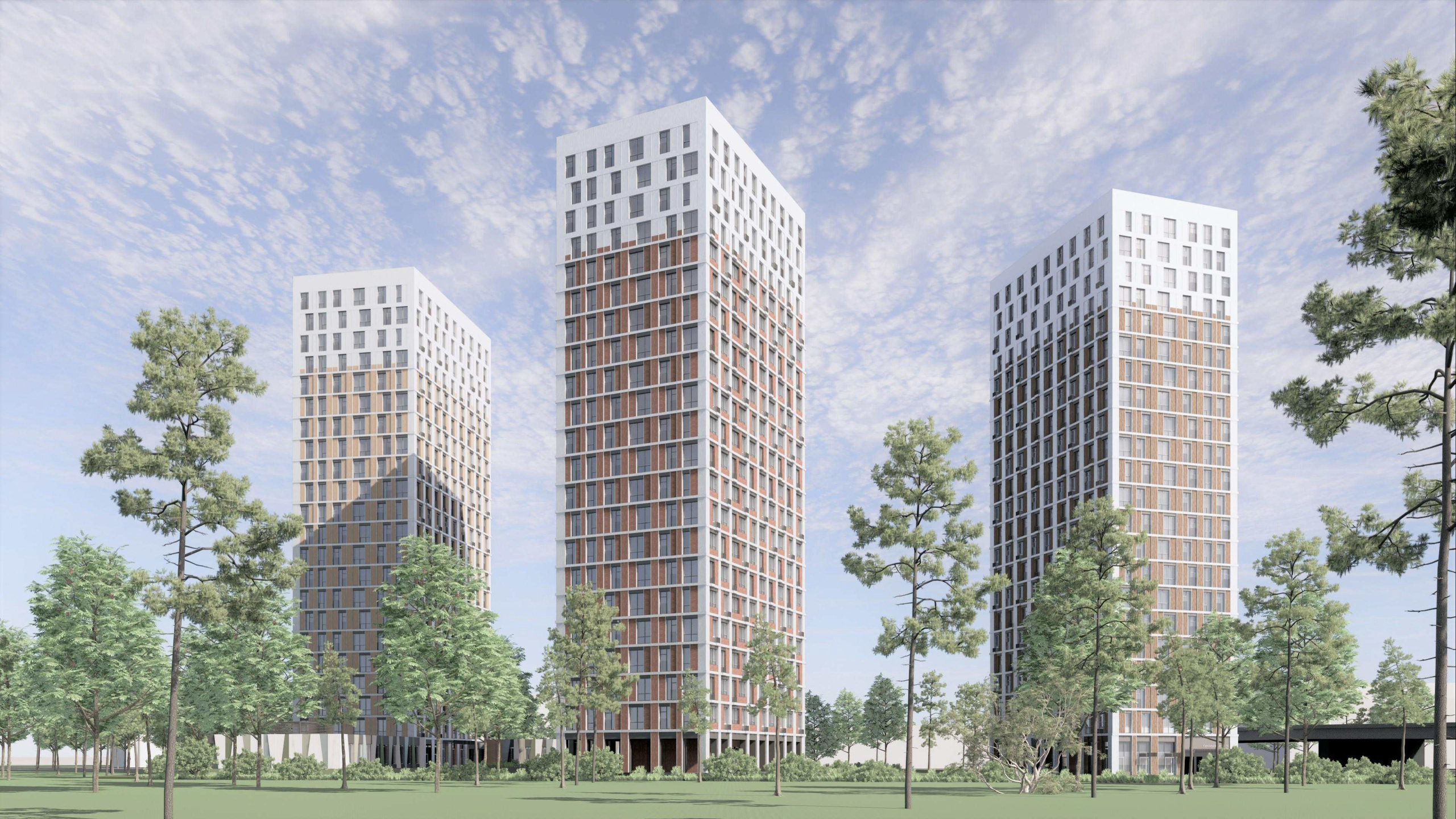 Жилой комплекс с ДОО. Иван Ваганов. Портфолио