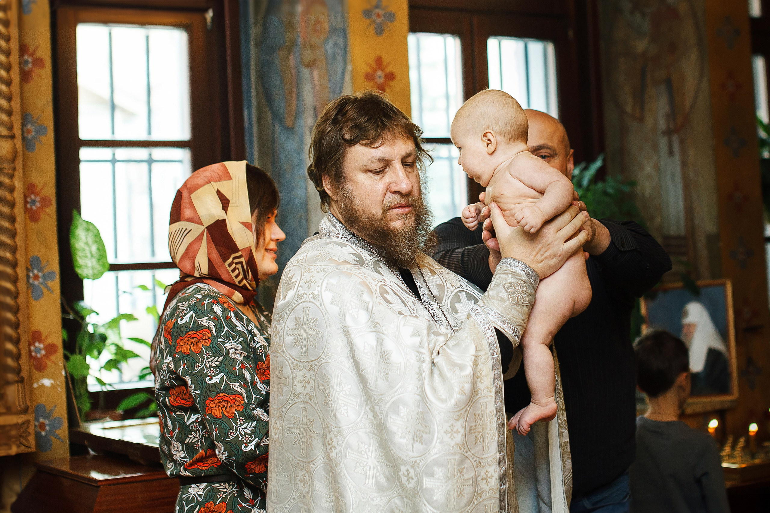 Фотосессия таинства крещения. Фотограф в Москве и Люберцах Анна Ушакова