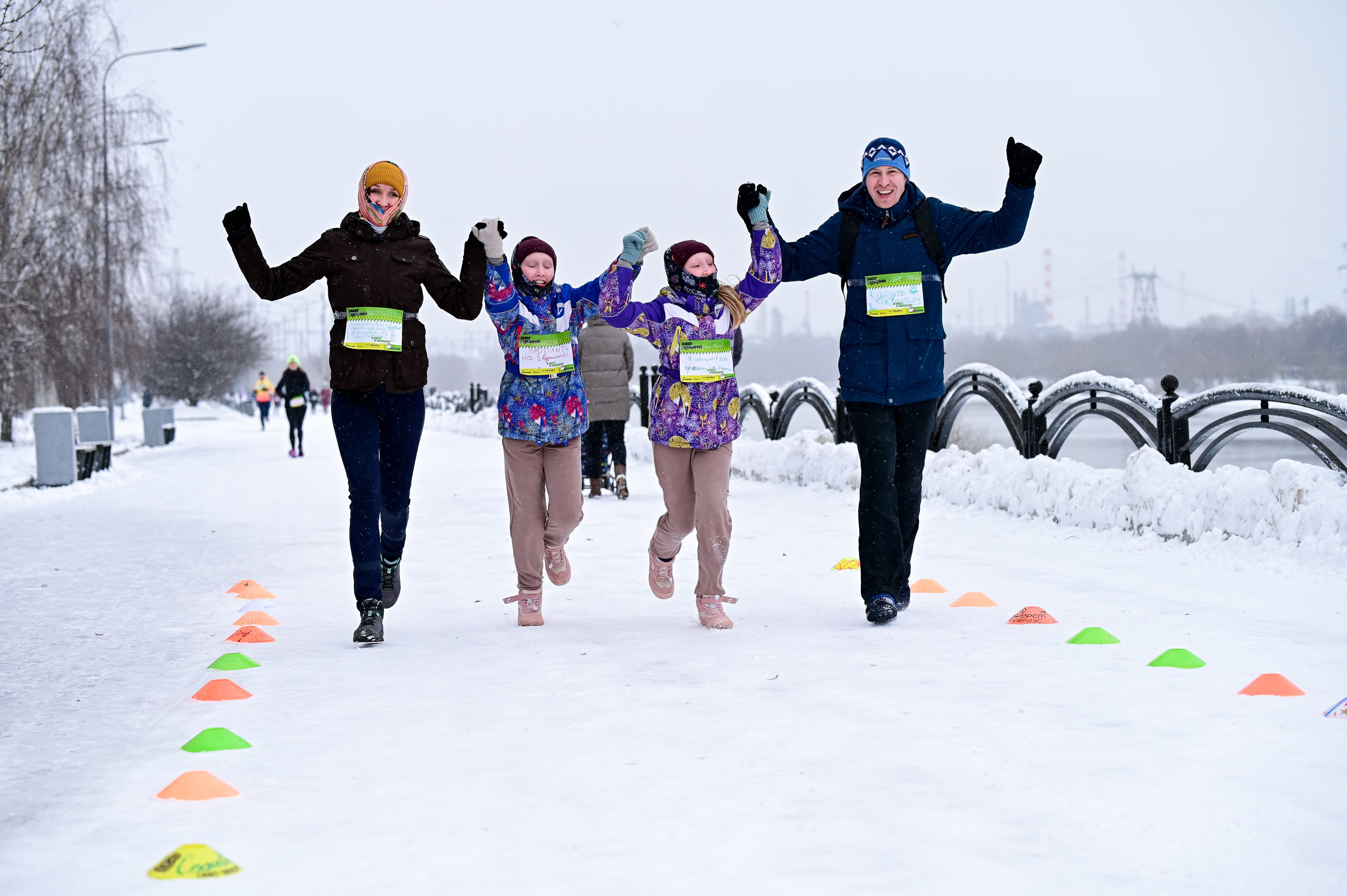 Новогодние 5 Вёрст Марьино и Забег обещаний (01.01.25). Фотограф | Ирина Гамзинова | Москва