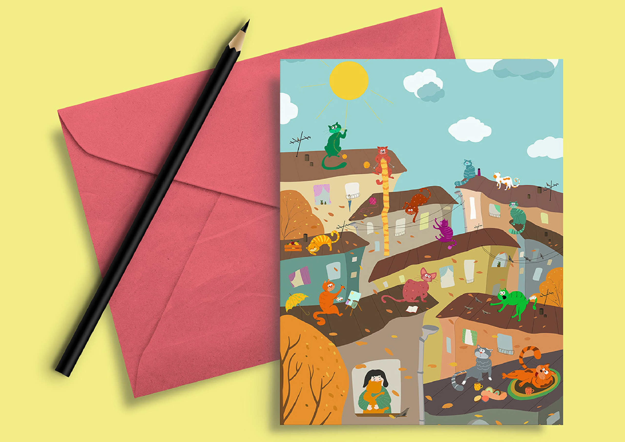 Иллюстрация стихотворения. Олеся Бакулина, графический дизайнер, иллюстратор