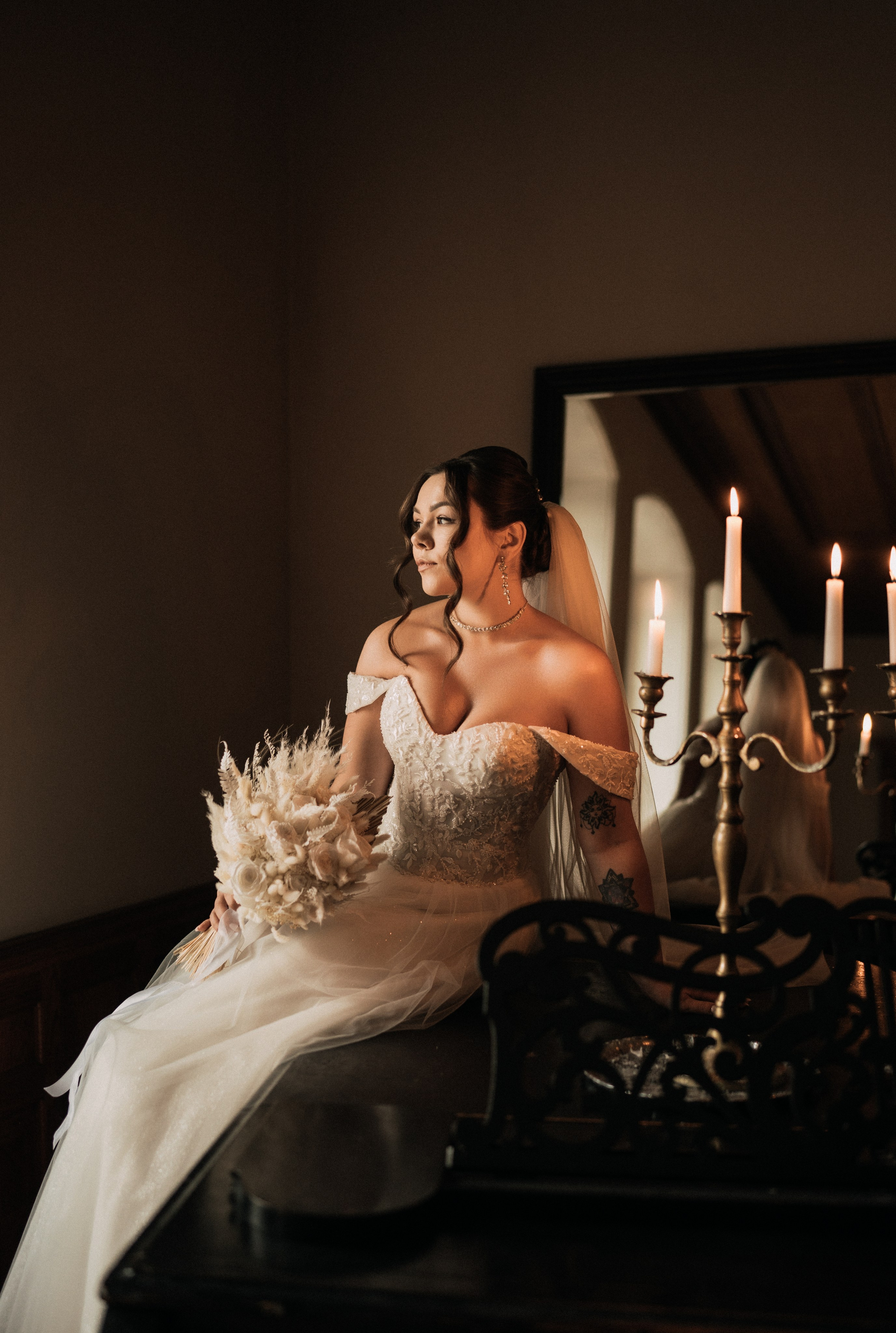 Свадебная фотосессия в студии. Федосова Елизавета. Свадебный фотограф в СПб.