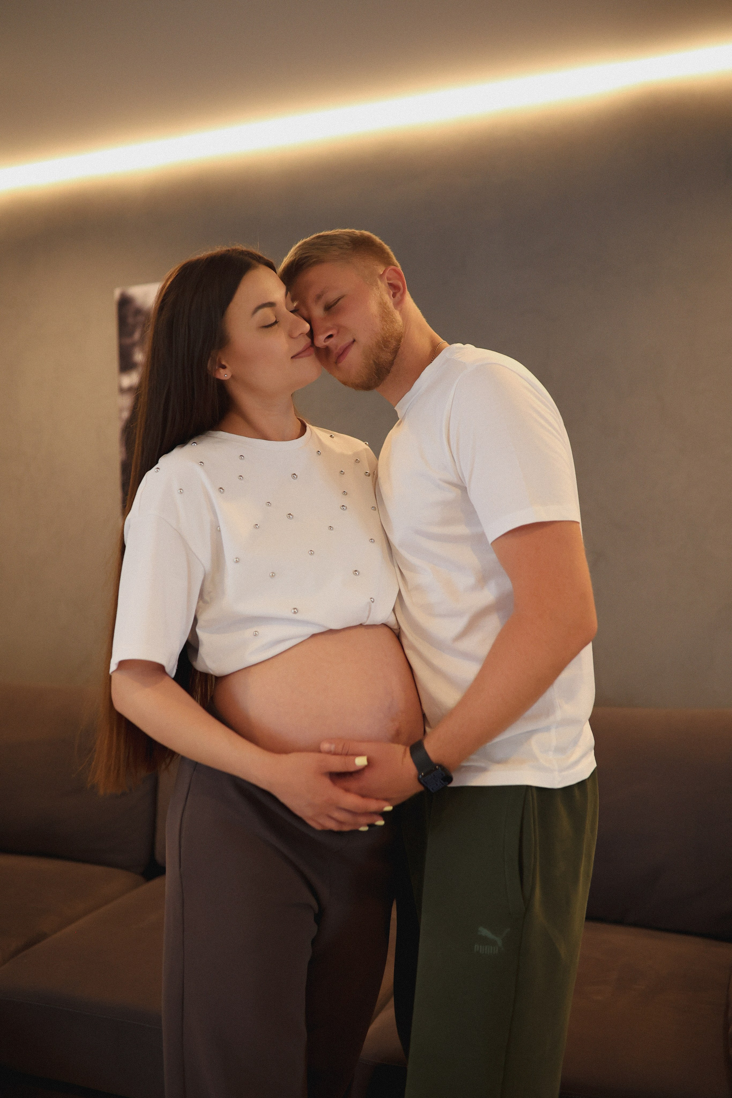 Семья Насти, Илья и животика. Фотограф Самара Лена Мандарин