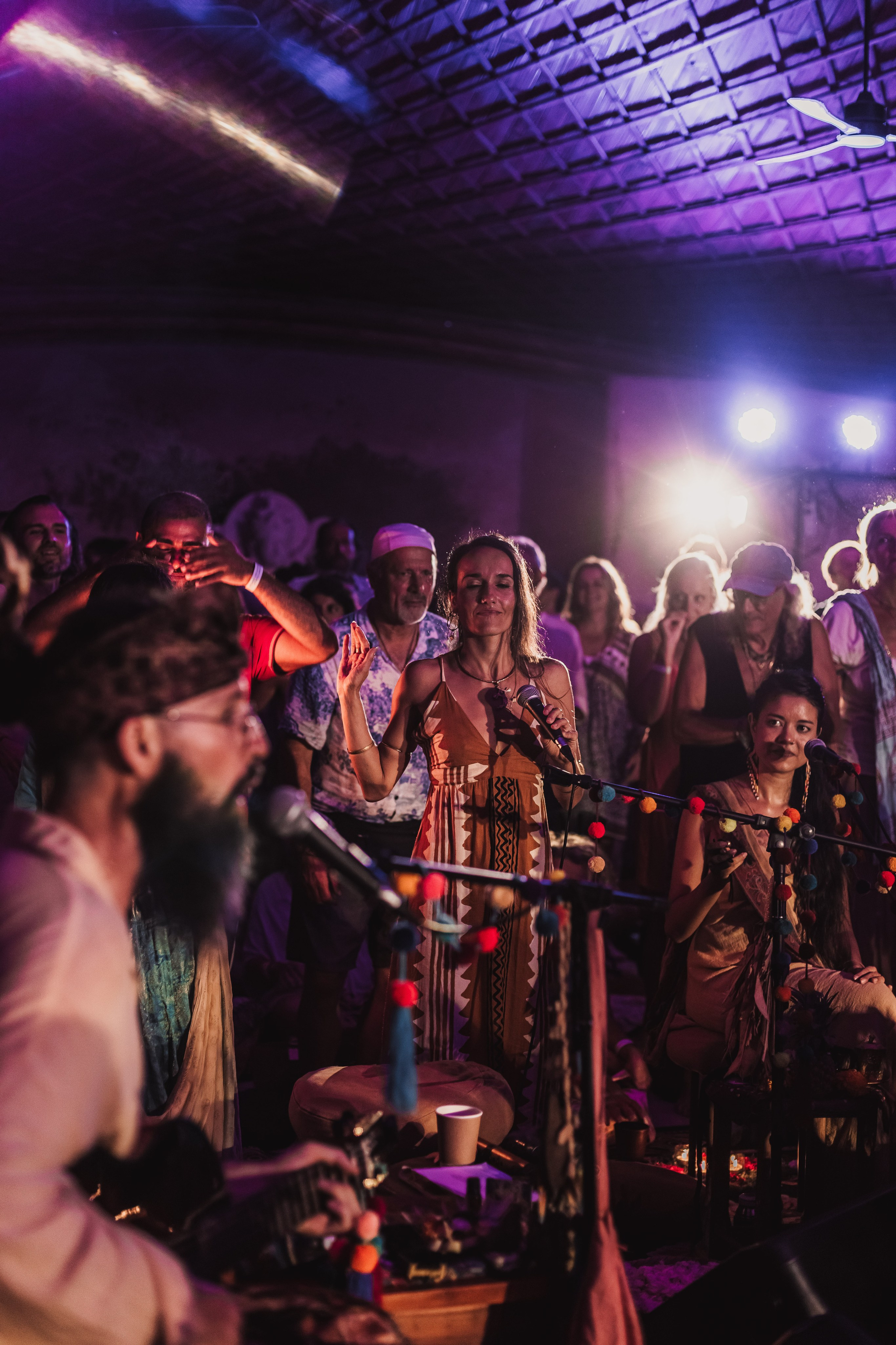 Hanuman Project kirtan at Alchemy april. Mariam Bagdasaryan