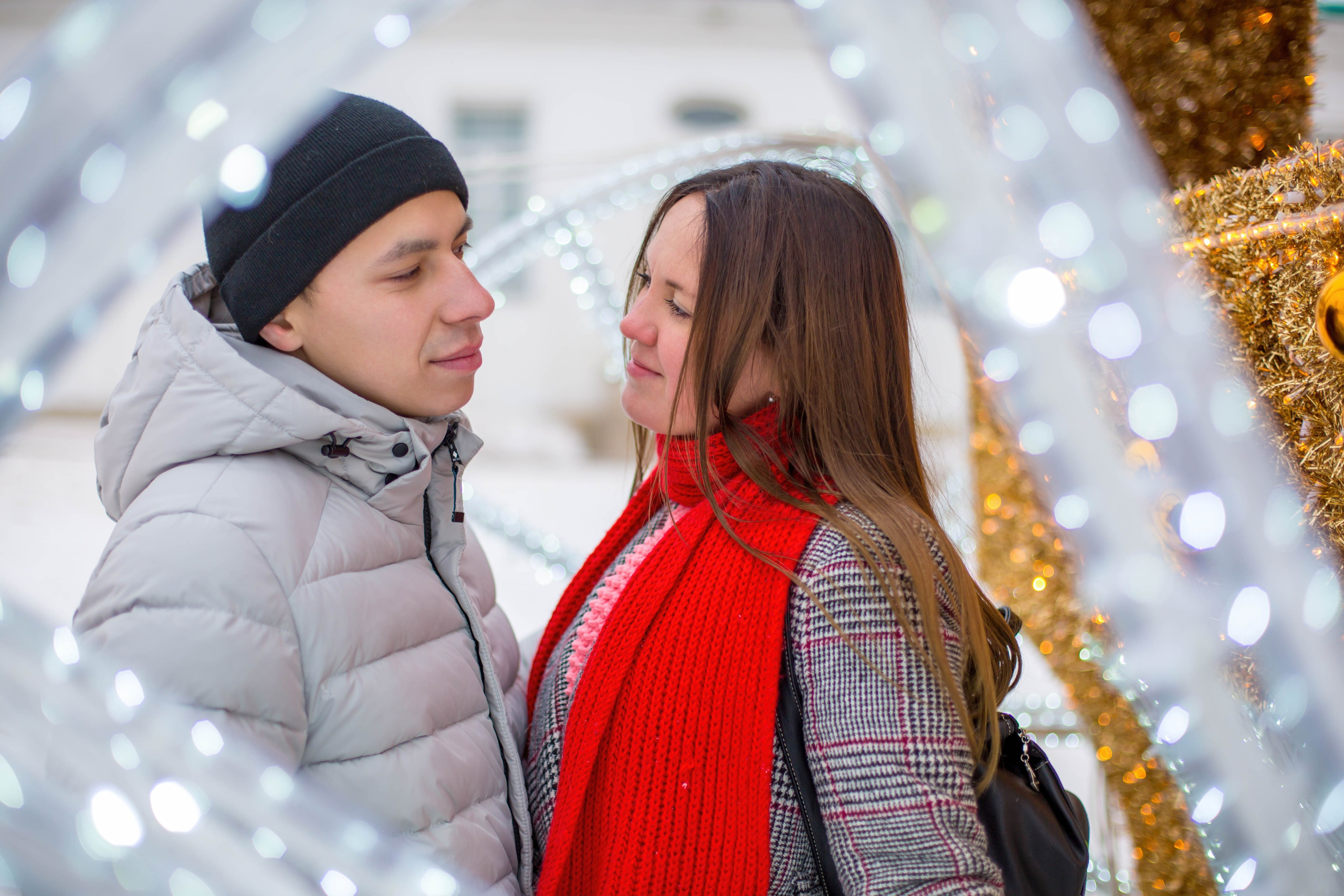 Зимняя фотосессия до свадьбы