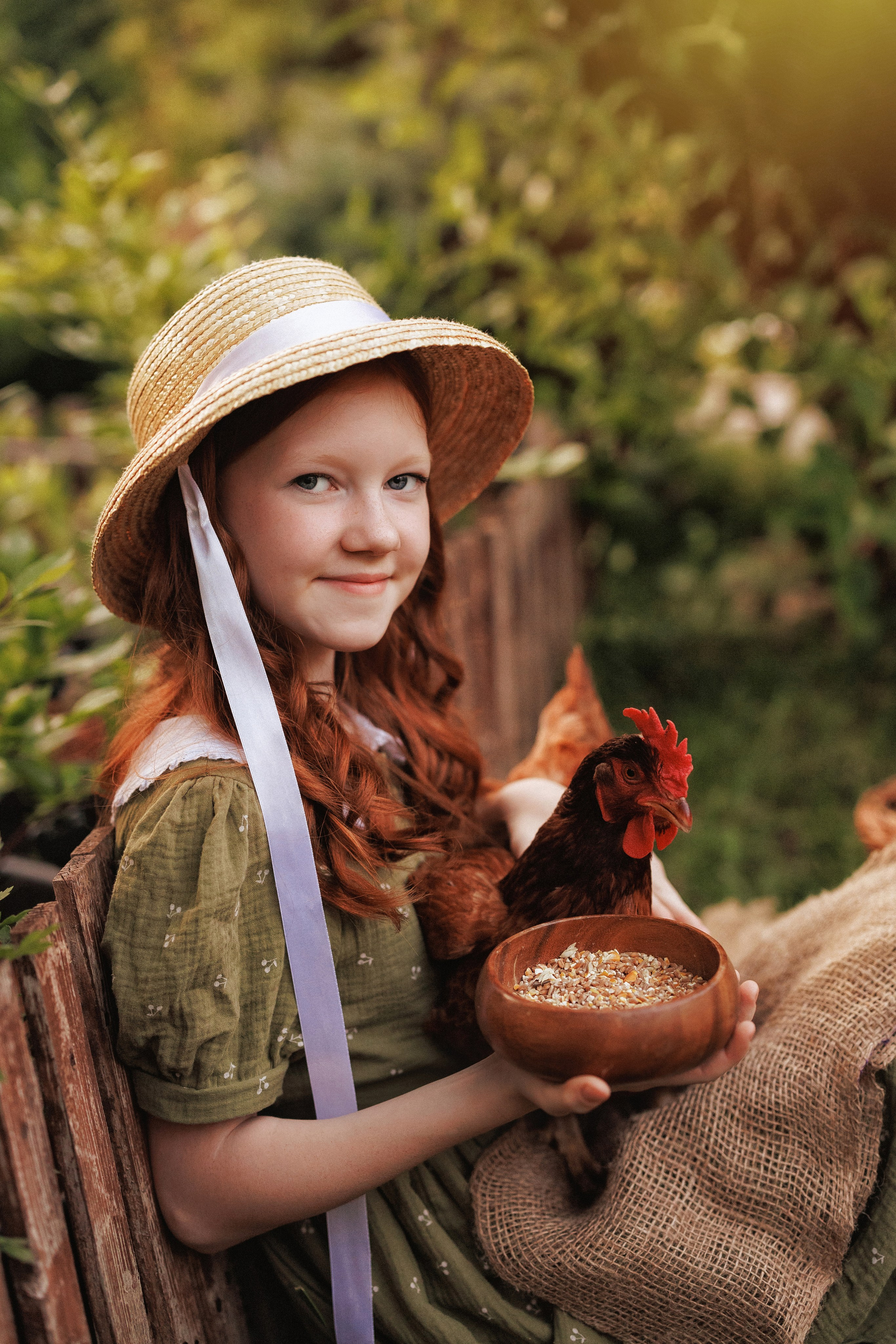 Семейная фотосессия в деревенском стиле, фотостудия «Теплица», город Краснодар. Семейный и детский фотограф в Краснодаре Анна Трашкова