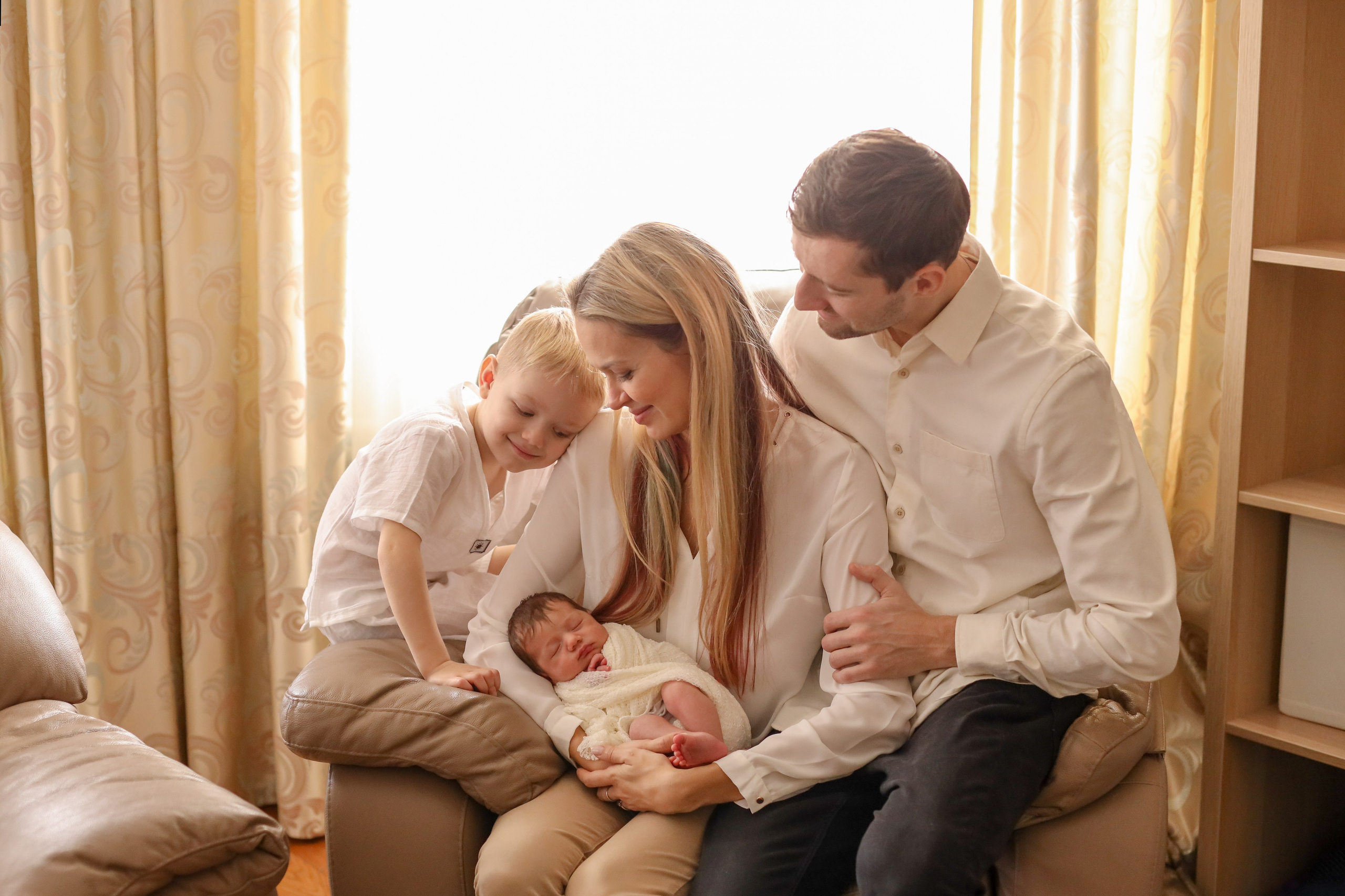 Семья Алины. Семейный фотограф и фотограф новорожденных в Санкт-Петербурге Алина Фе