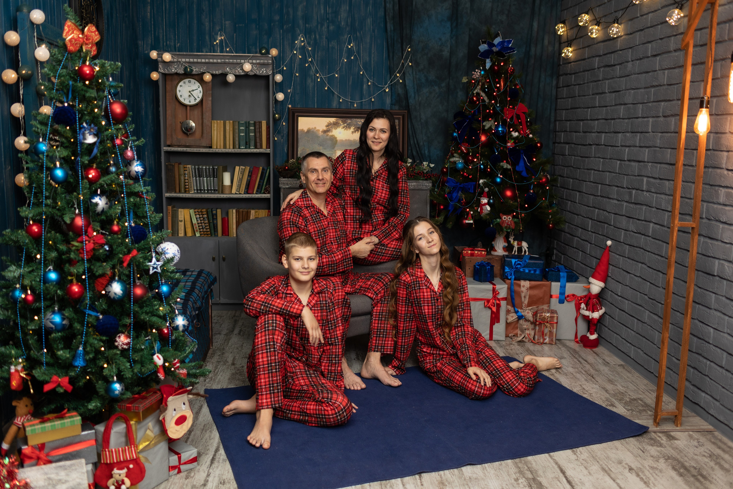 Новогодняя студийная фотосессия. Портретный и семейный фотограф в Краснодаре Оксана Сараева