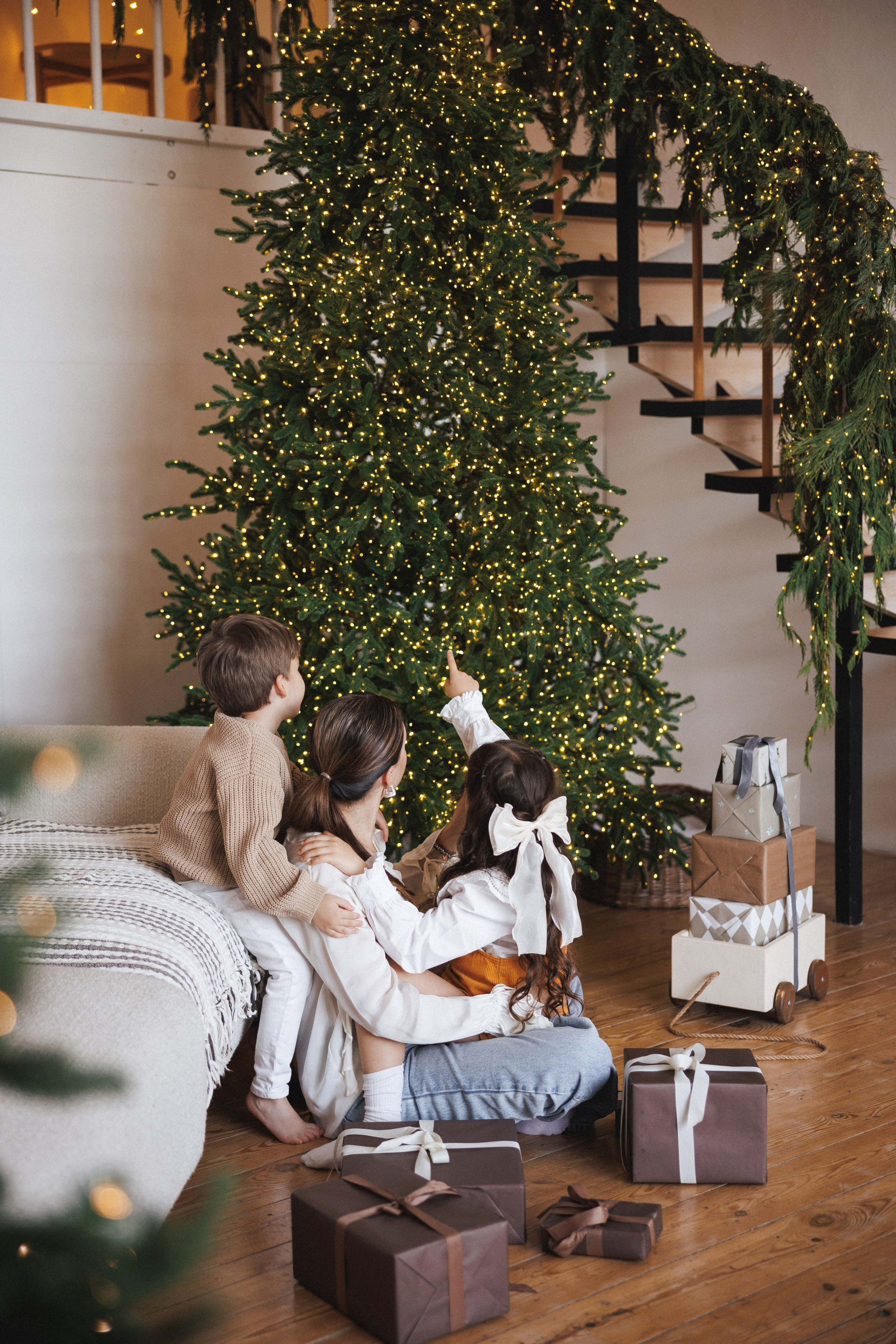 Новогодняя фотосессия в фотостудии «Space JOBS» , город Краснодар. Семейный и детский фотограф в Краснодаре Анна Трашкова